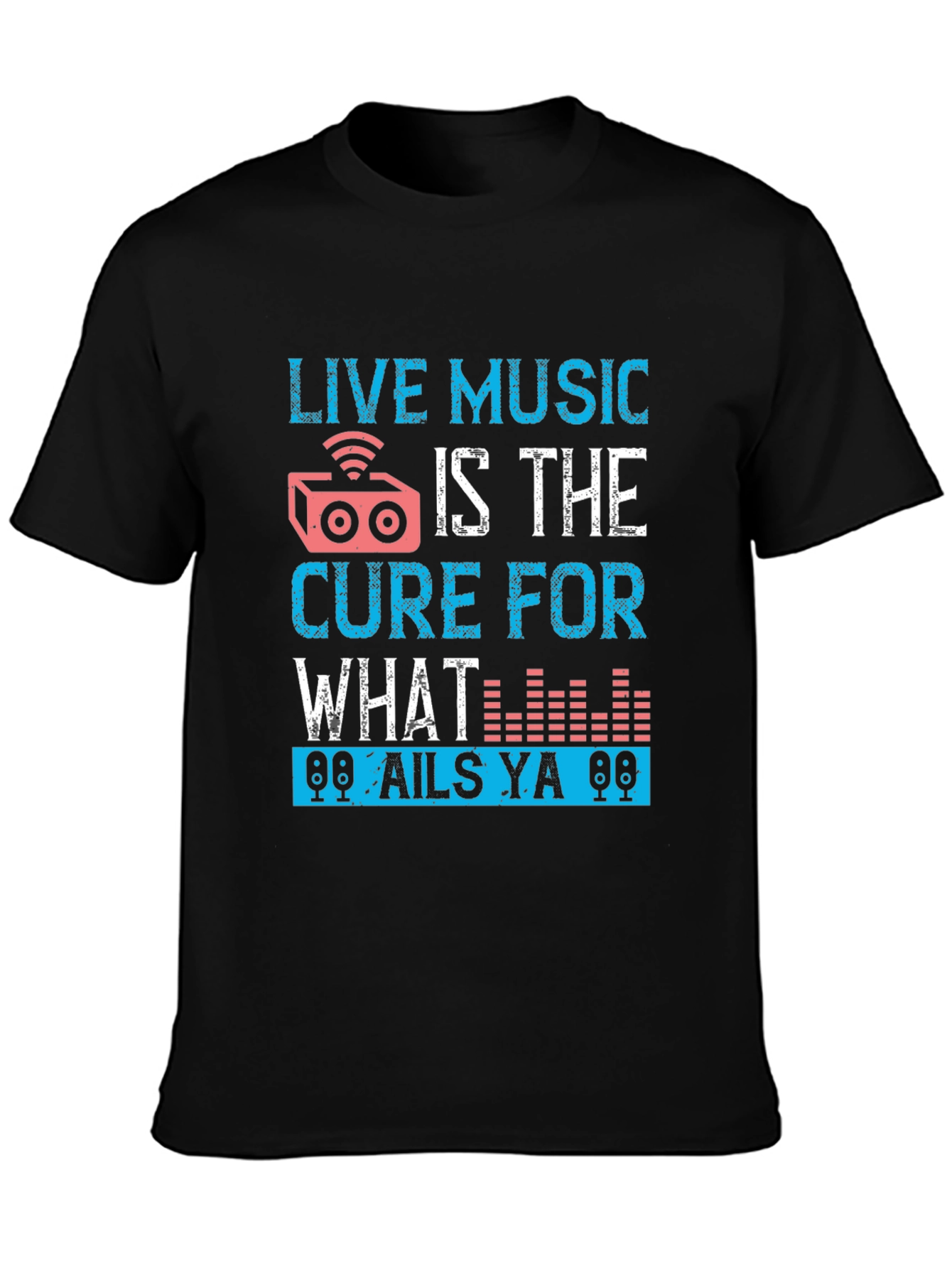 Live Music Cure Graphic T-Shirt