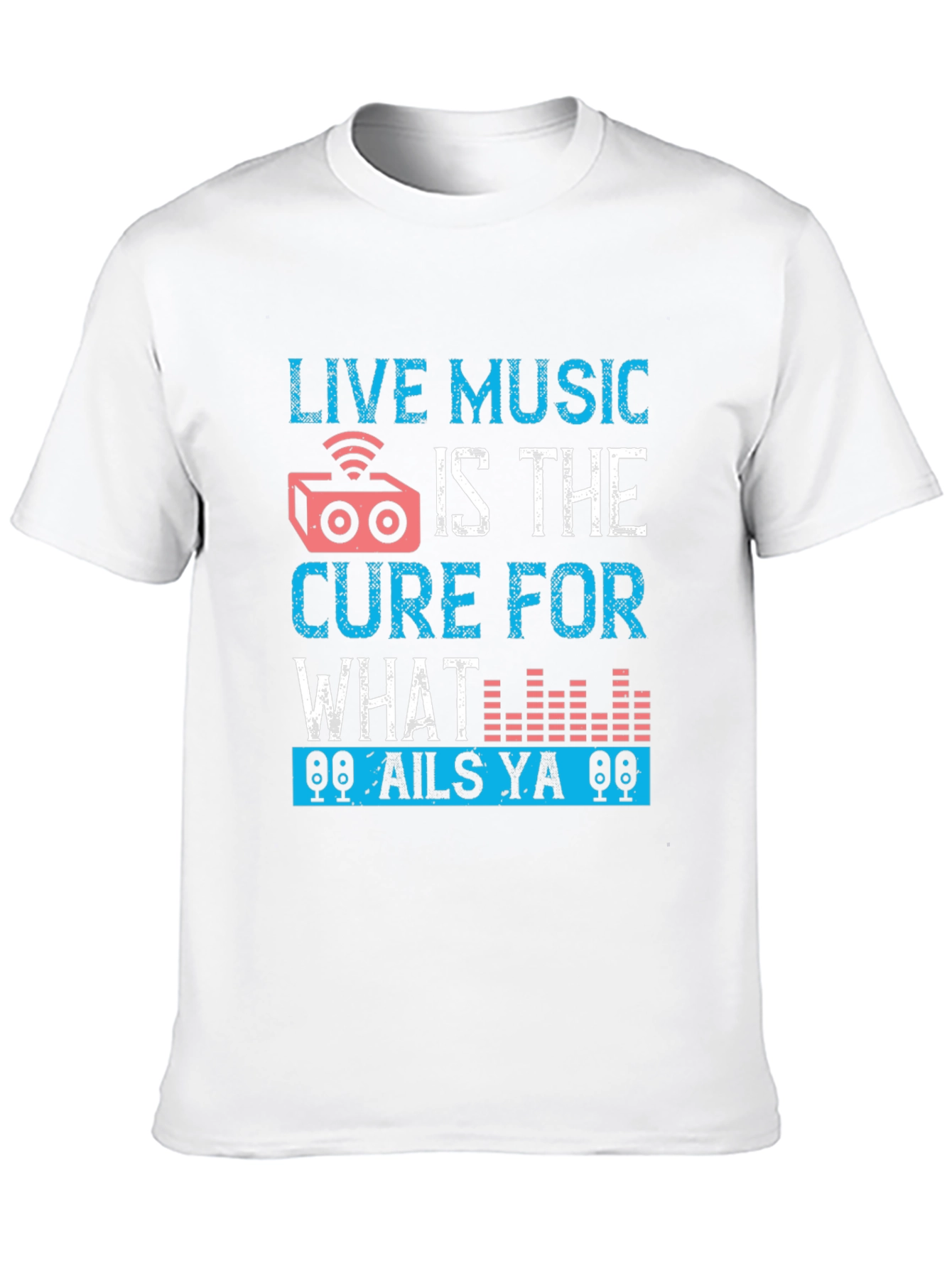 Live Music Cure Graphic T-Shirt