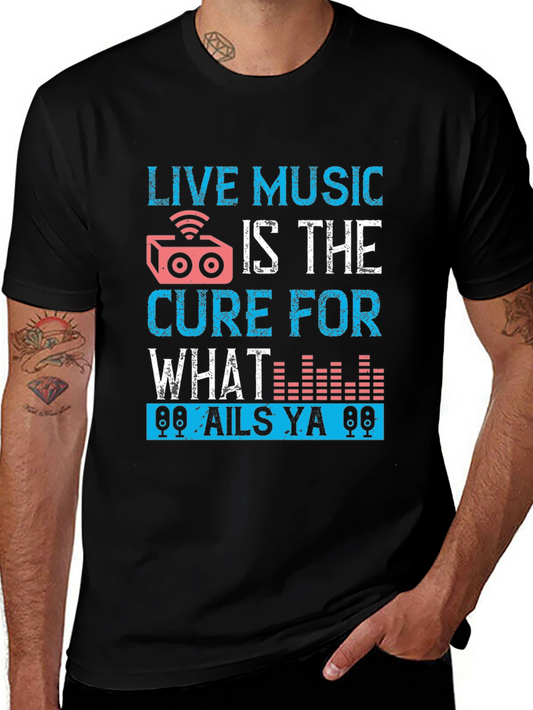 Live Music Cure Graphic T-Shirt