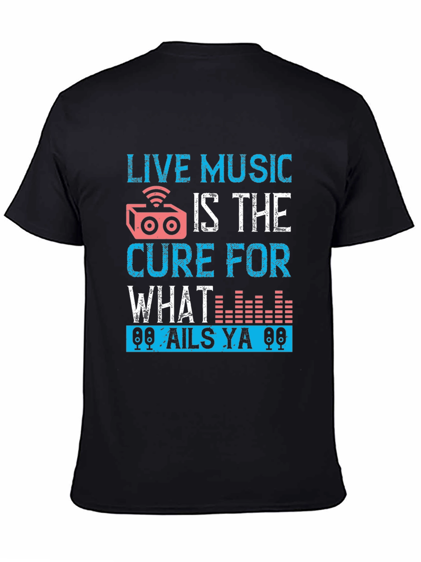 Live Music Cure Graphic T-Shirt