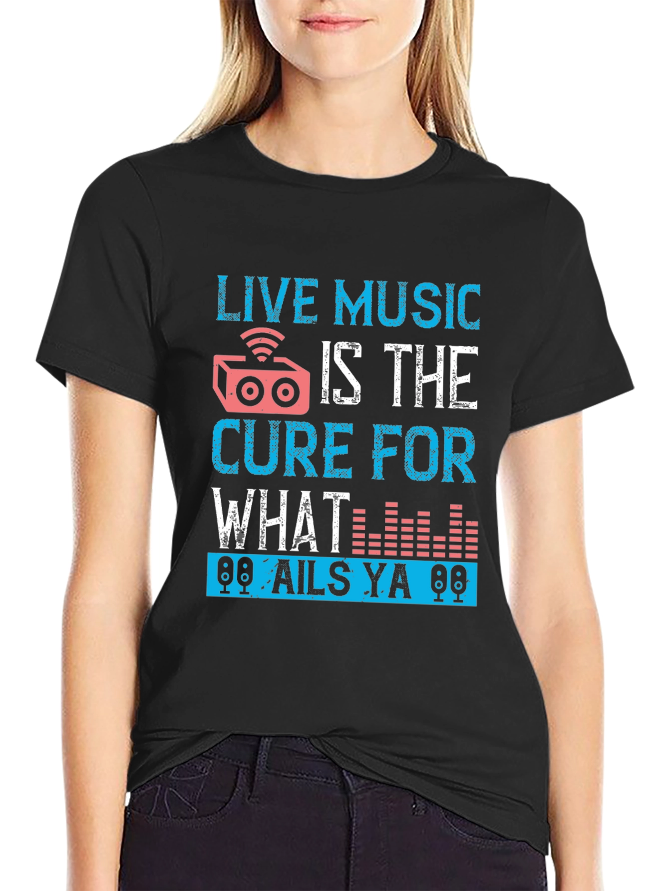 Live Music Cure Graphic T-Shirt