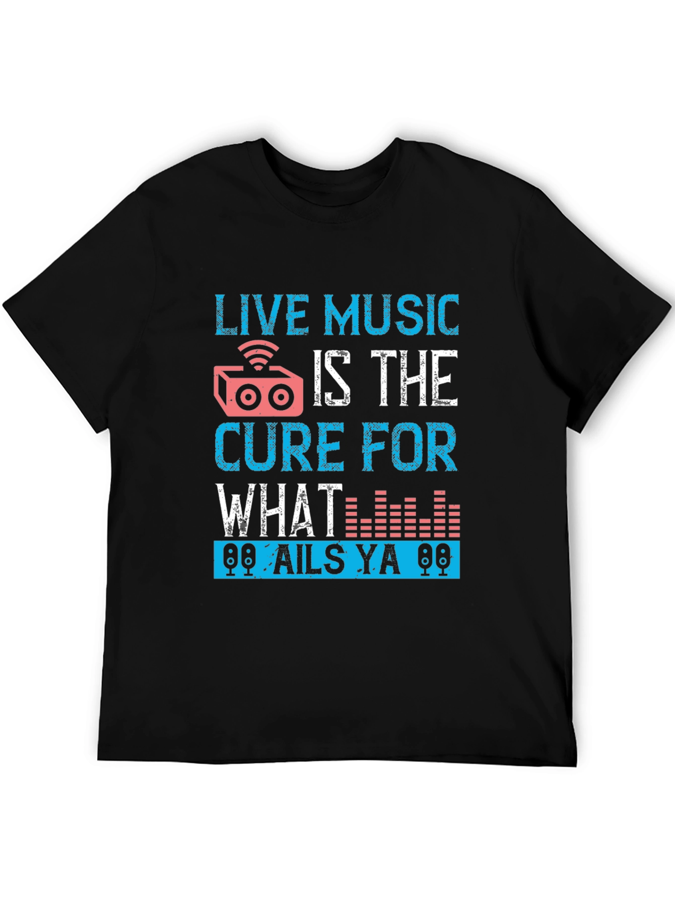 Live Music Cure Graphic T-Shirt