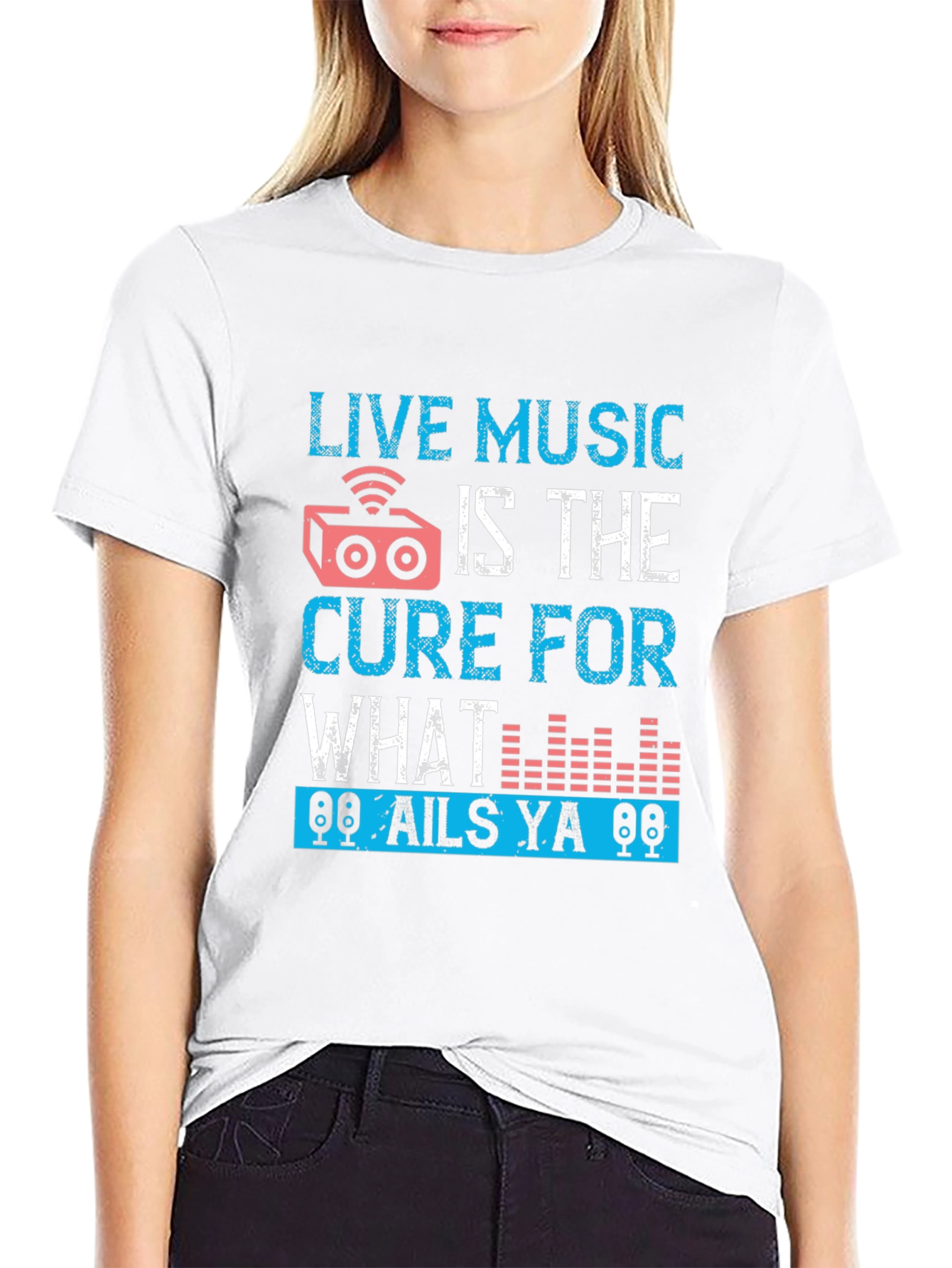 Live Music Cure Graphic T-Shirt