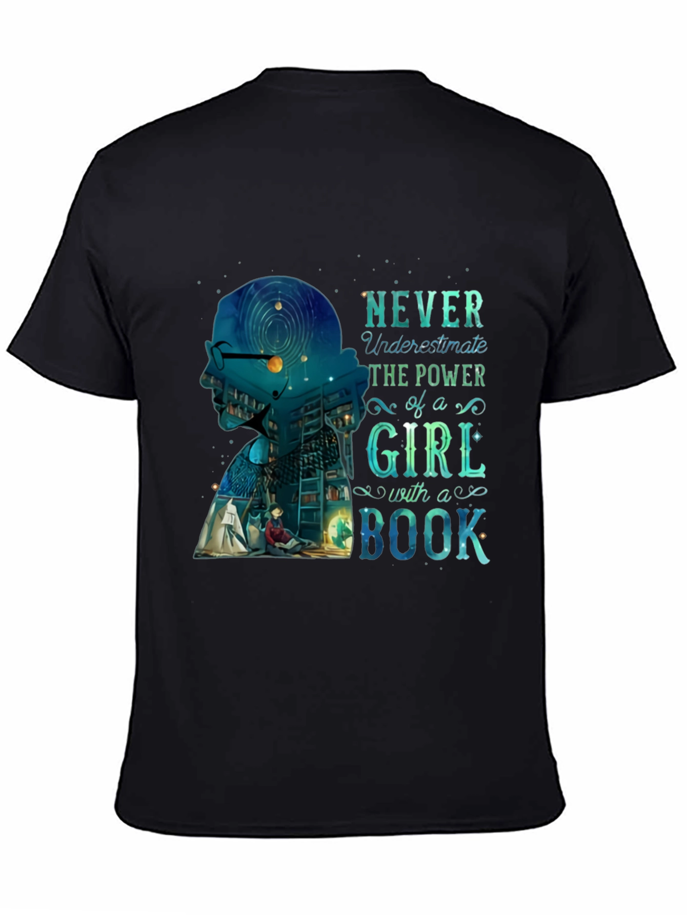 Empowered Girl Bookworm Graphic Tee