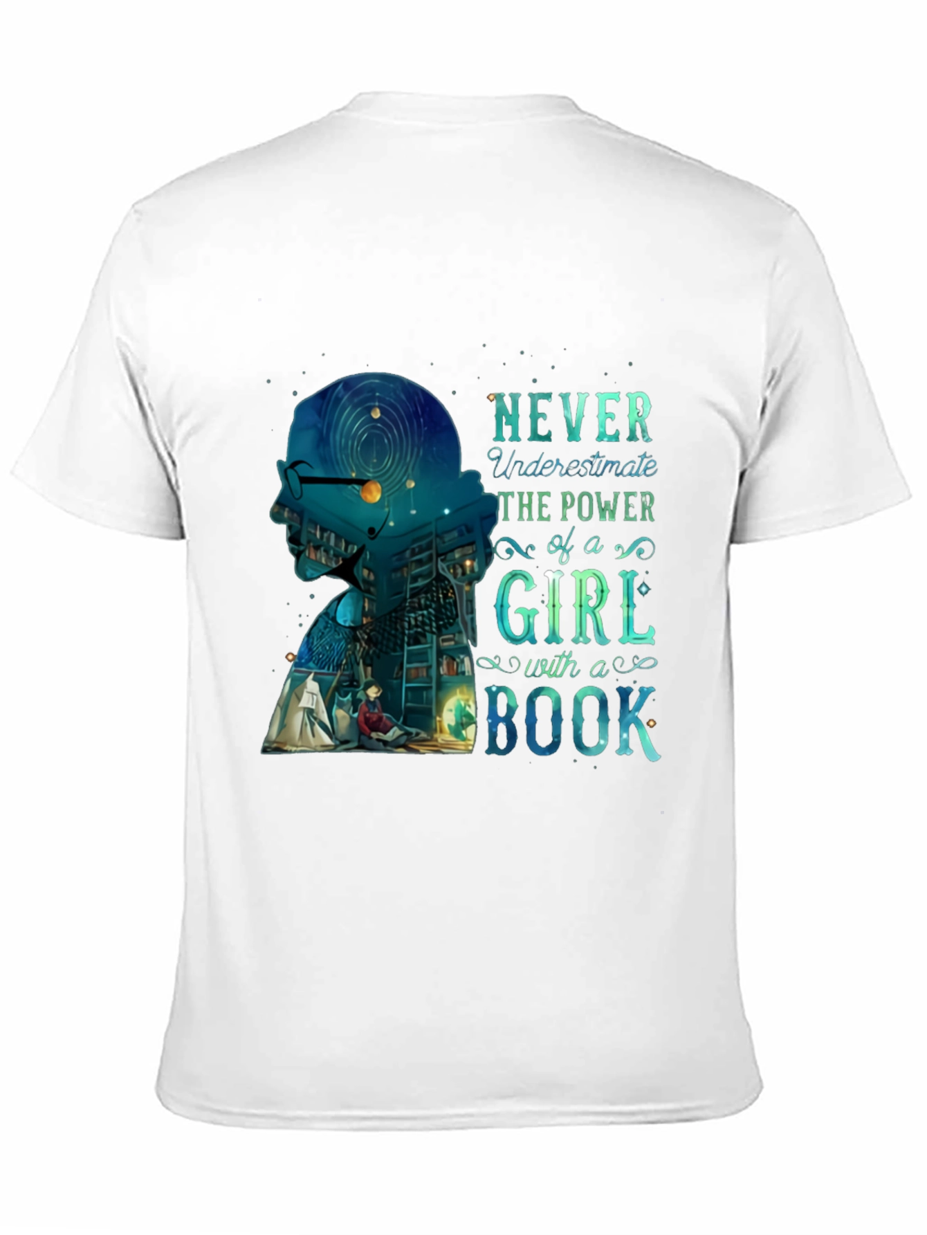 Empowered Girl Bookworm Graphic Tee
