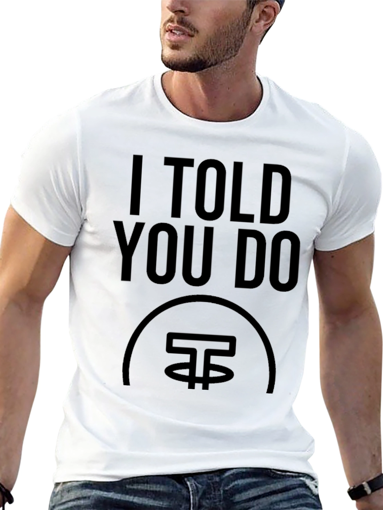 I Told You Do Crypto T-Shirt - Black