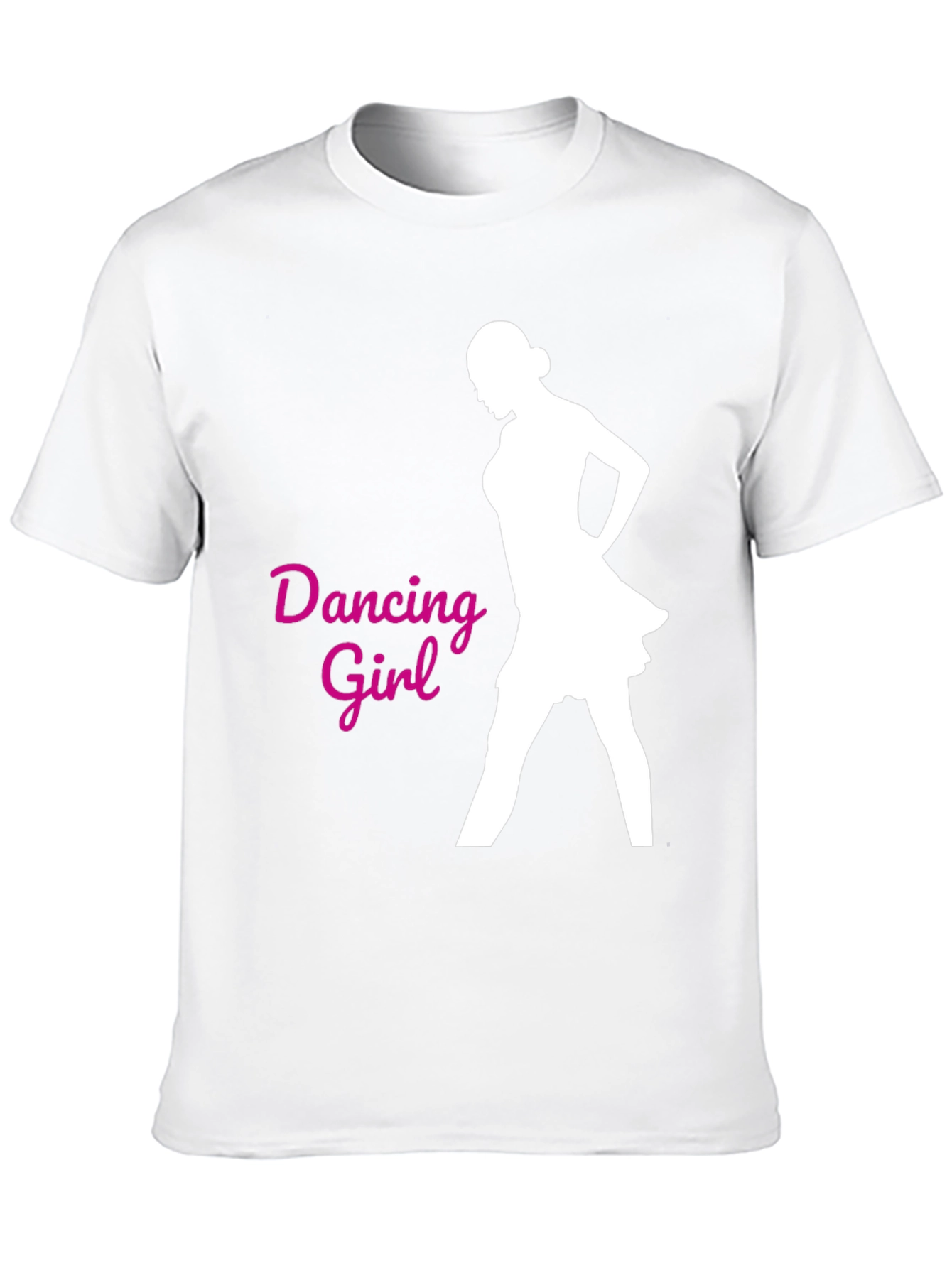 Dancing Girl Graphic Tee - Black