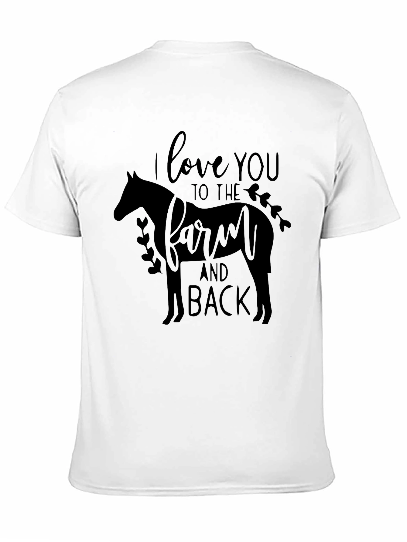Farm Love Graphic Tee - Mens Black T-Shirt