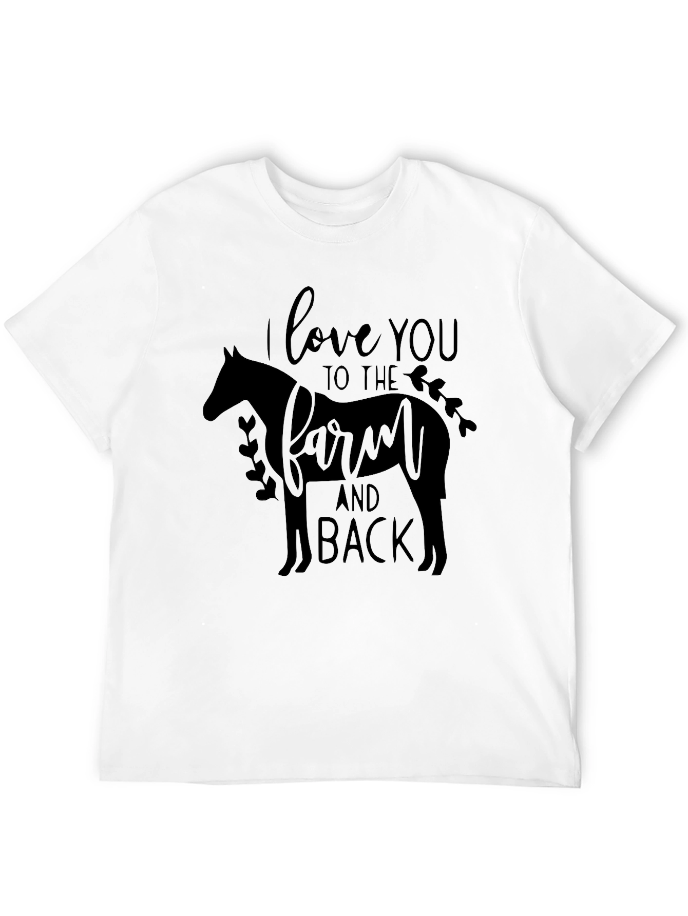 Farm Love Graphic Tee - Mens Black T-Shirt