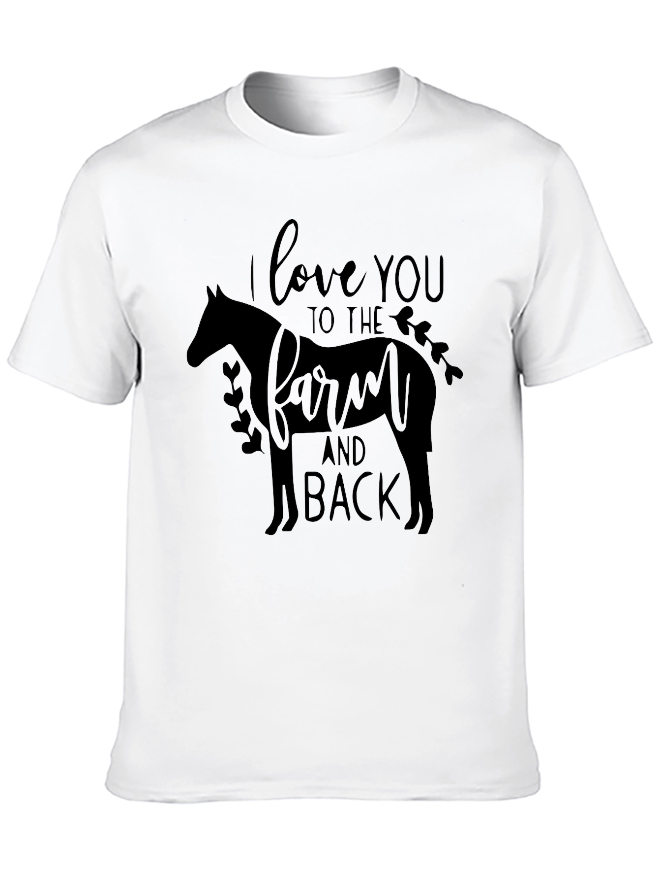 Farm Love Graphic Tee - Mens Black T-Shirt