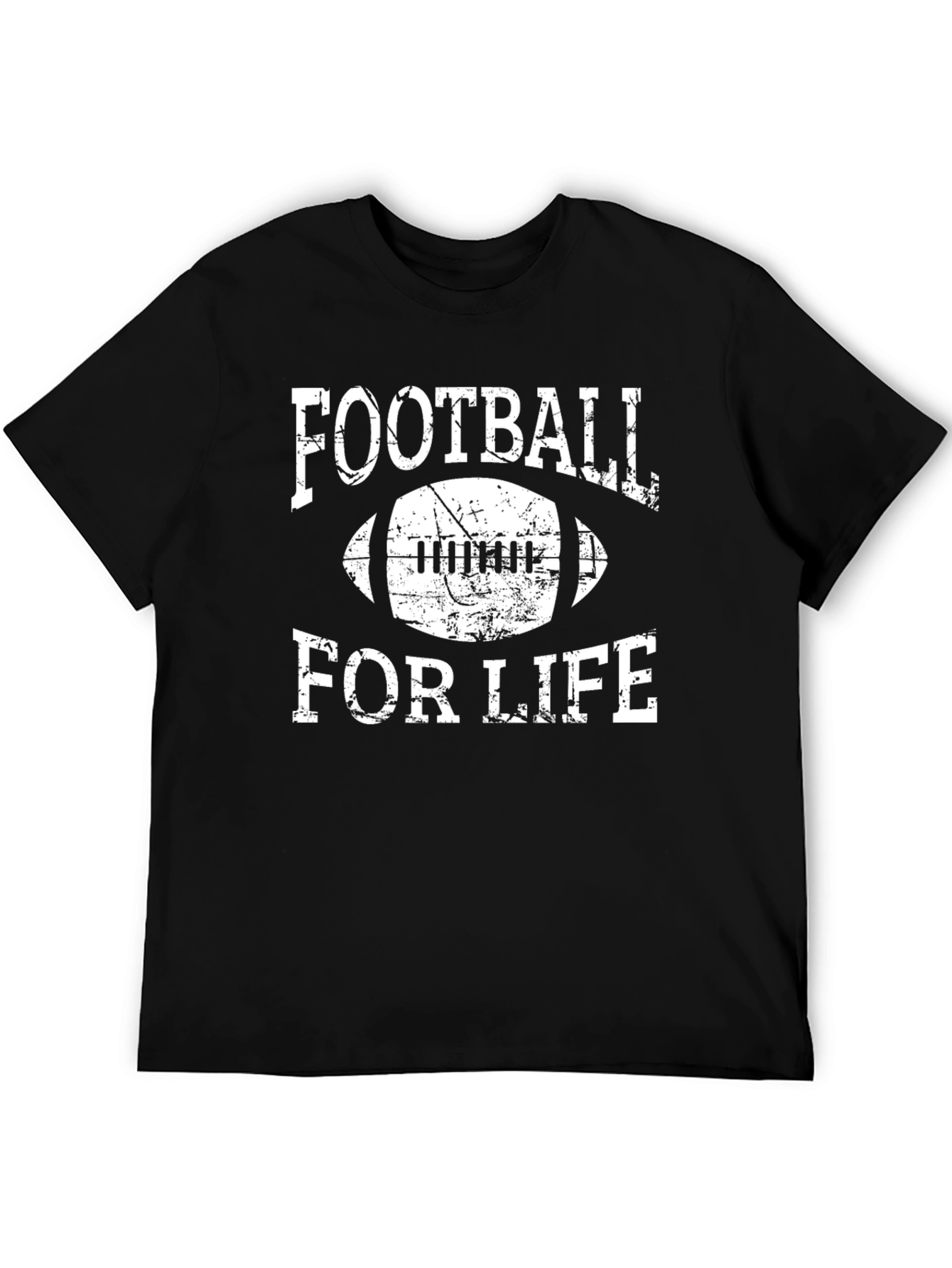 Football for Life Graphic Tee - Black T-Shirt