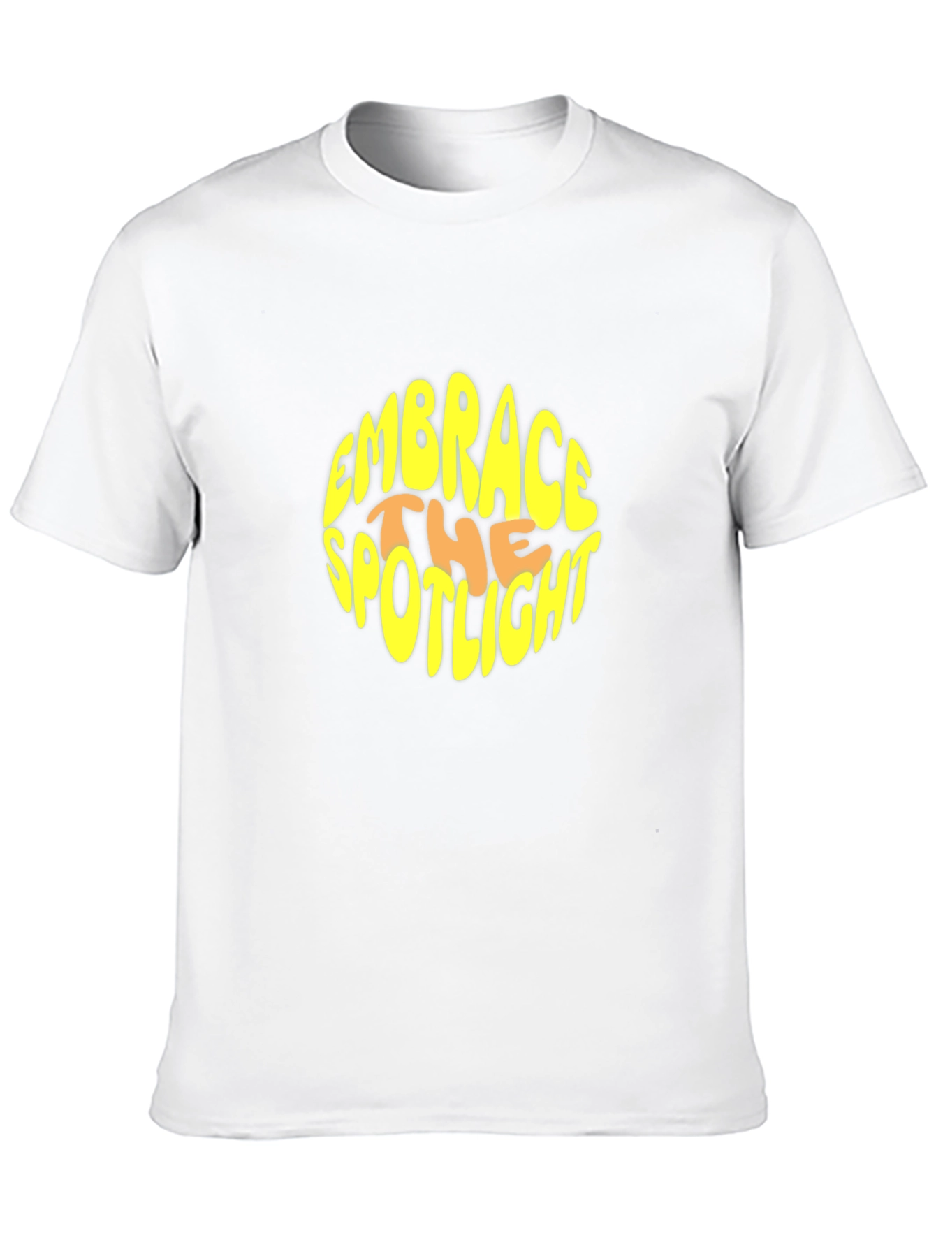 Embrace the Spotlight Black Graphic T-Shirt