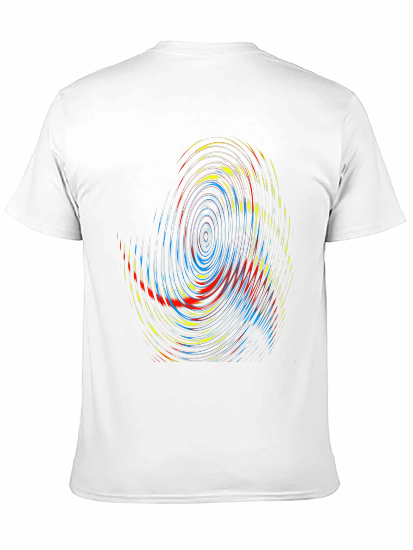 Abstract Swirl Graphic Tee - Modern Design