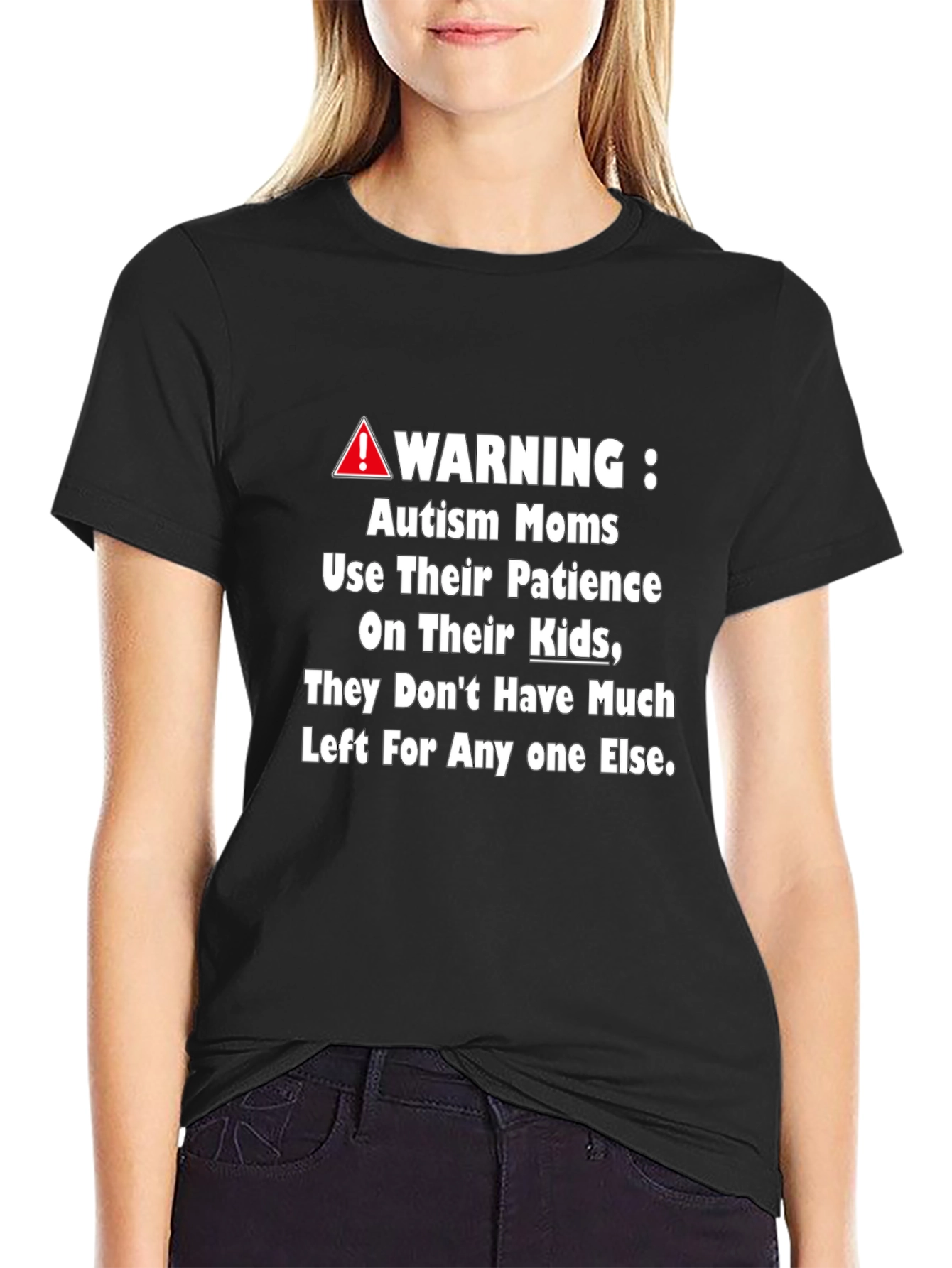 Autism Mom Warning Graphic Tee