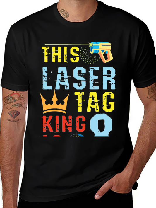 Laser Tag King T-Shirt - Unique Graphic Tee
