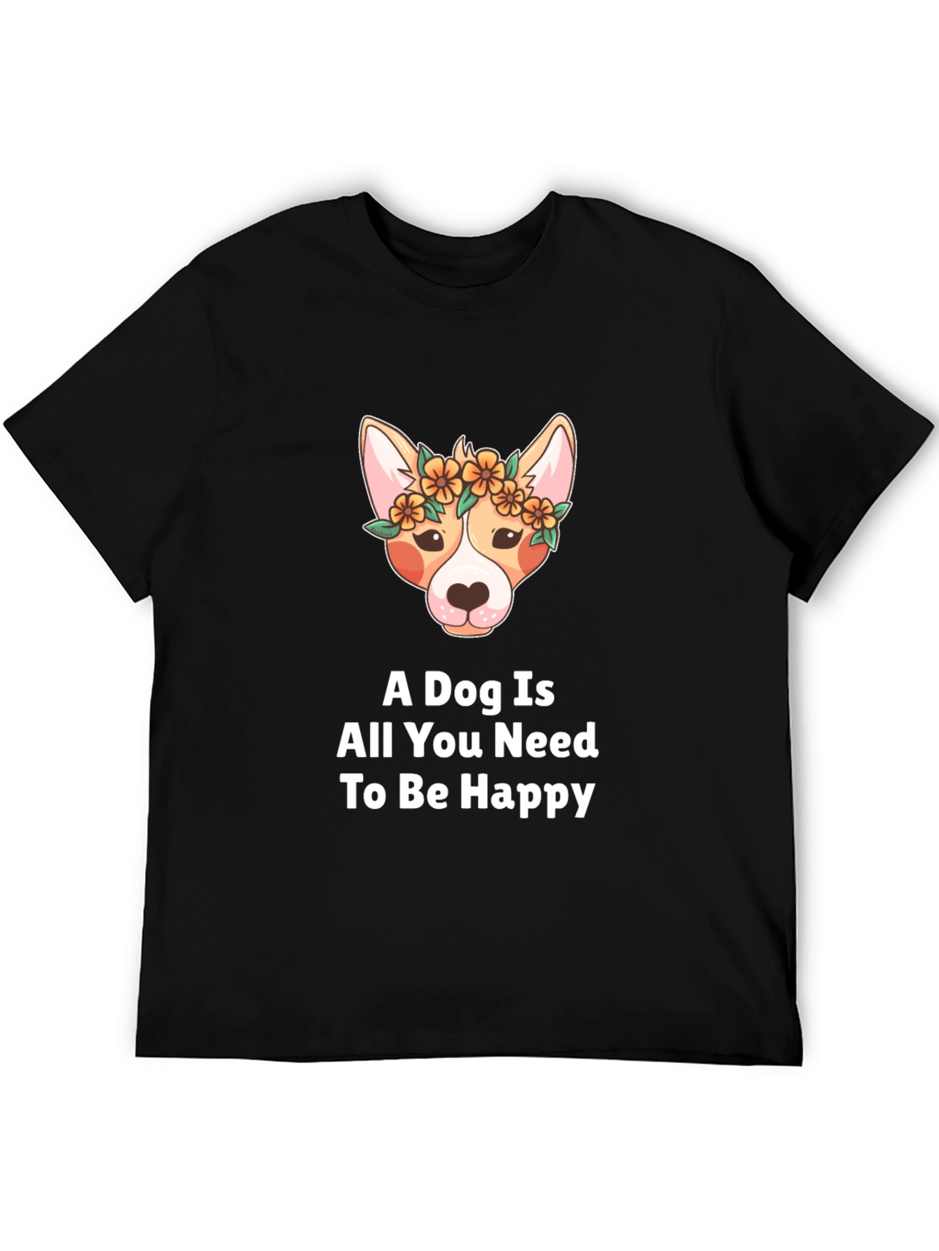 Dog Is All You Need T-Shirt - Black