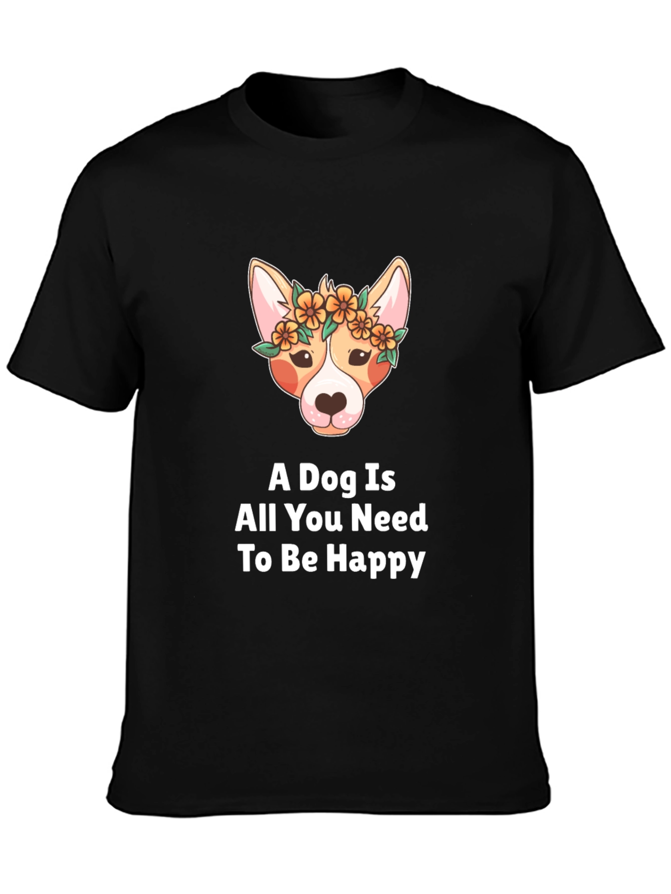 Dog Is All You Need T-Shirt - Black