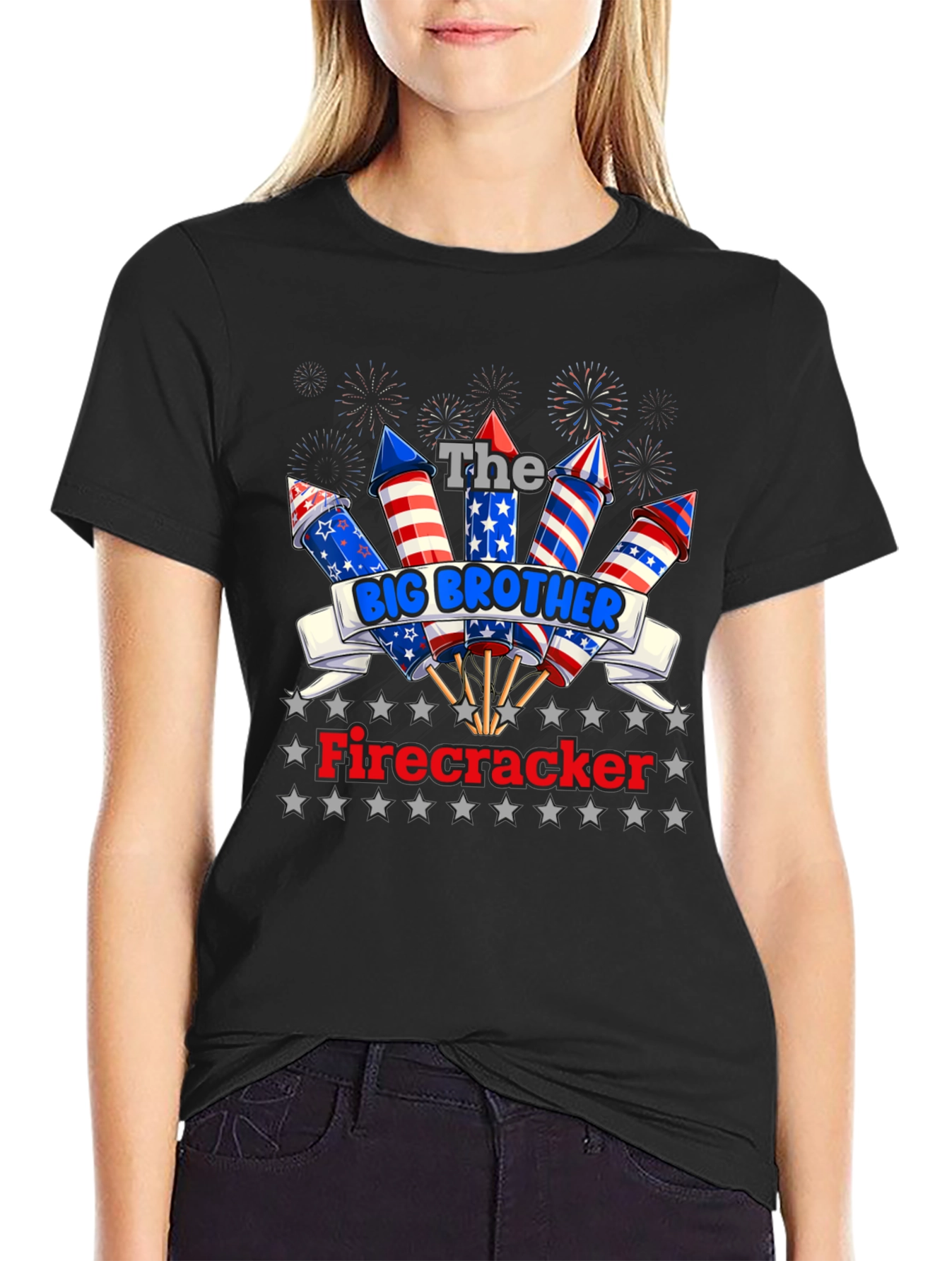The Big Brother Firecracker Patriotic T-Shirt