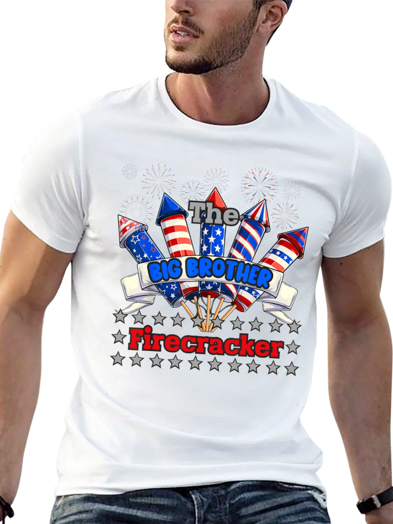 The Big Brother Firecracker Patriotic T-Shirt