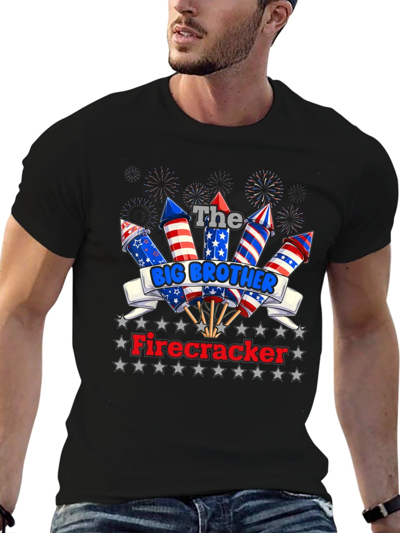 The Big Brother Firecracker Patriotic T-Shirt