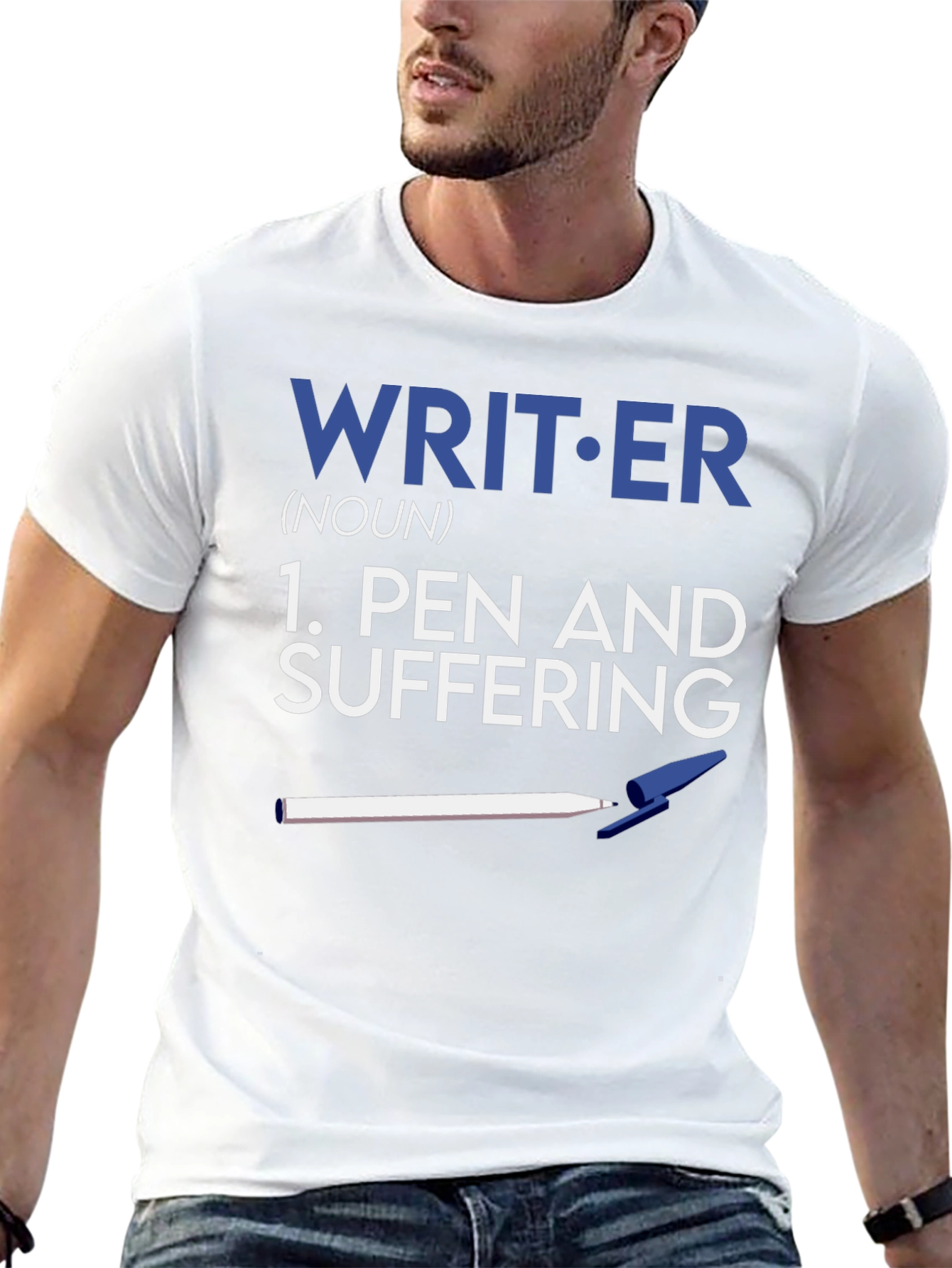 Writer Definition Graphic T-Shirt - Pen and Suffering