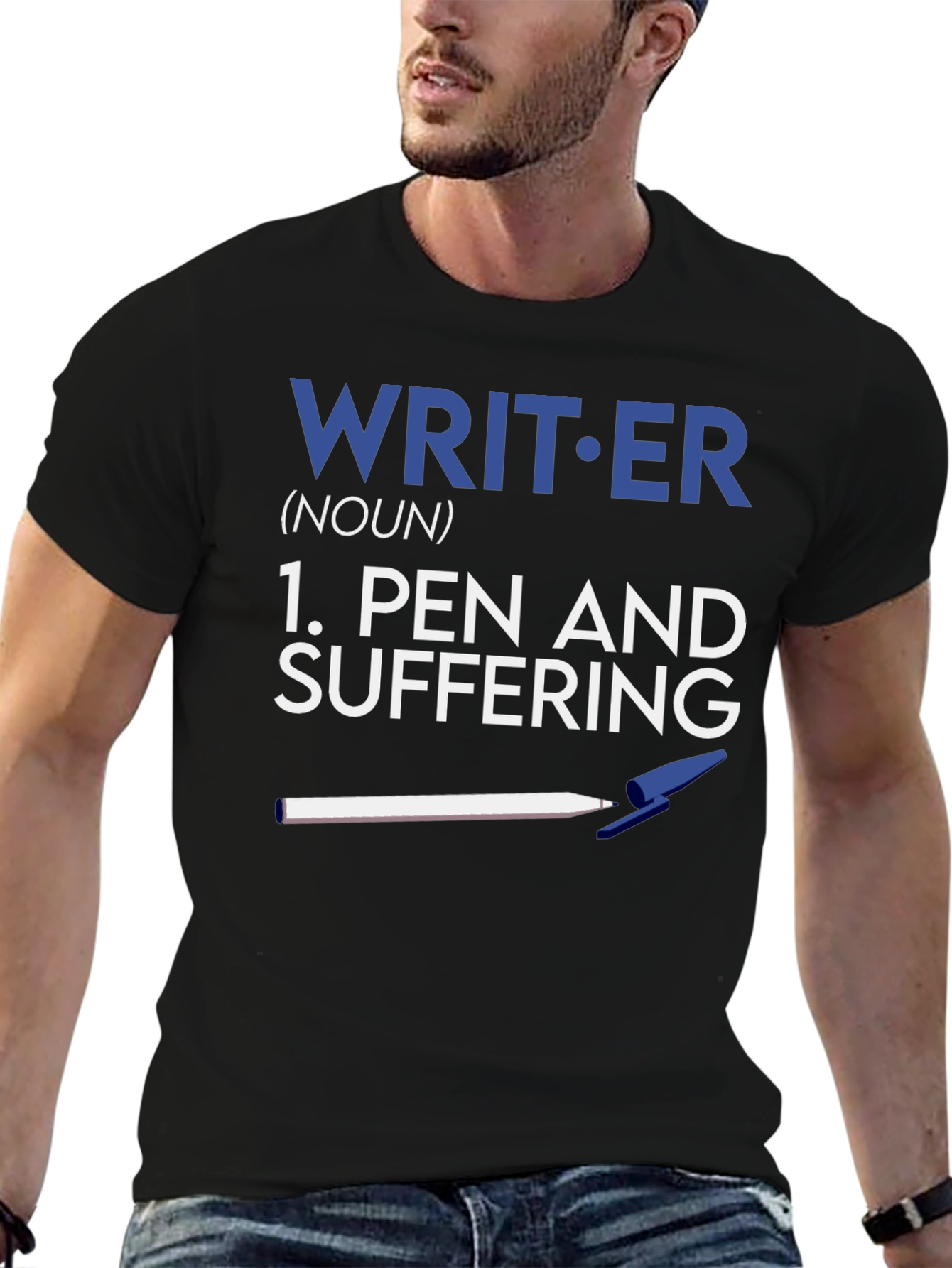 Writer Definition Graphic T-Shirt - Pen and Suffering
