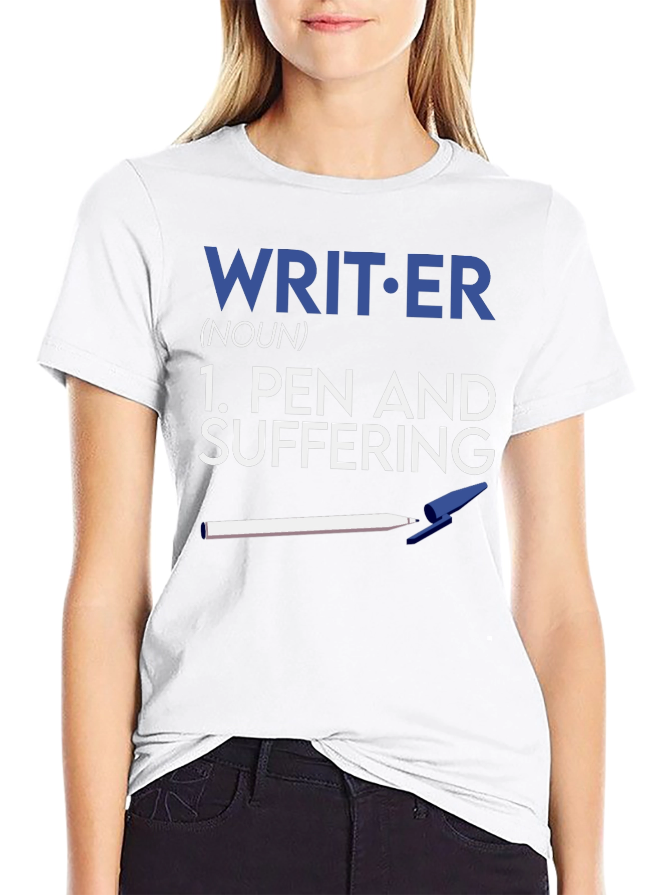 Writer Definition Graphic T-Shirt - Pen and Suffering
