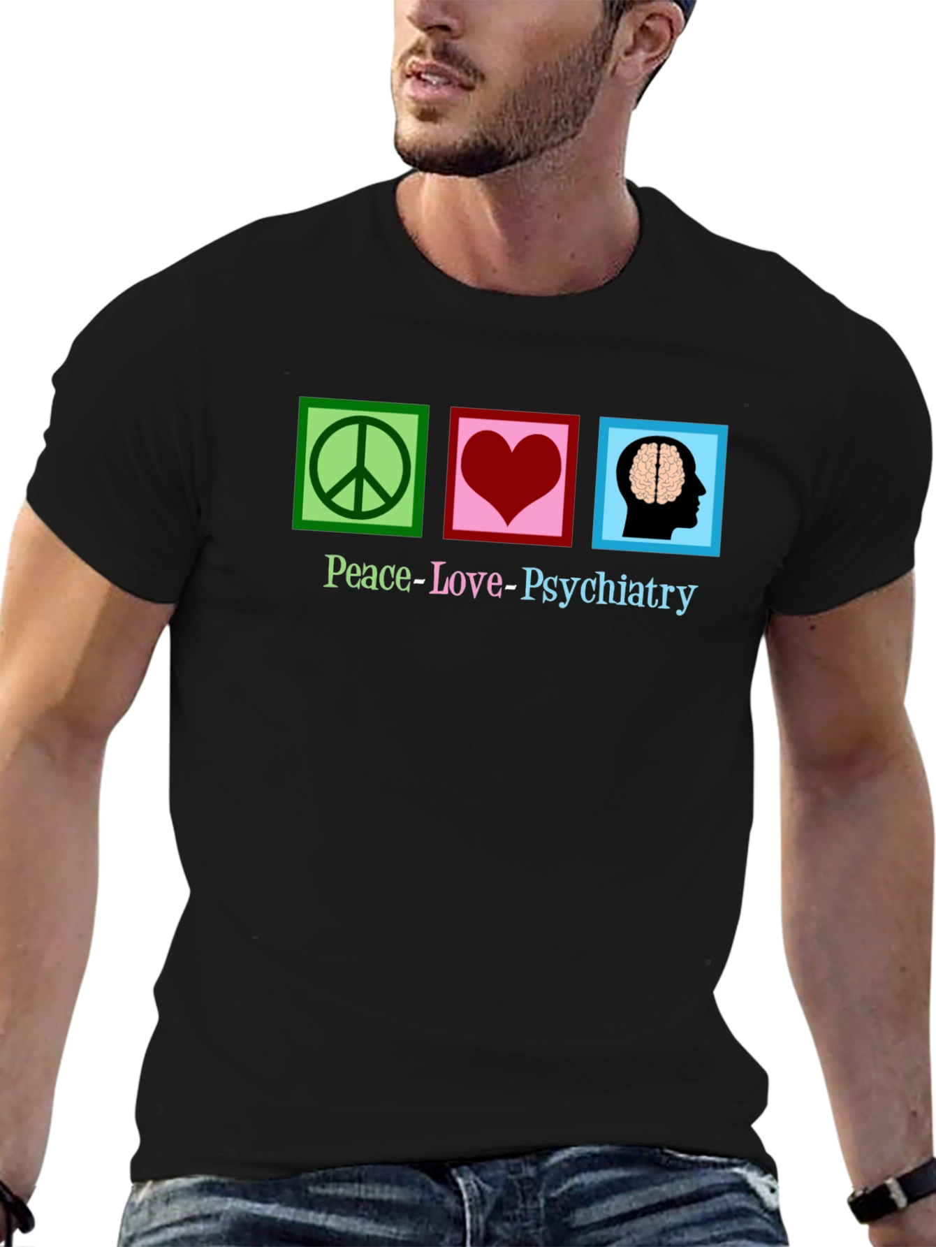 Peace Love Psychiatry T-Shirt