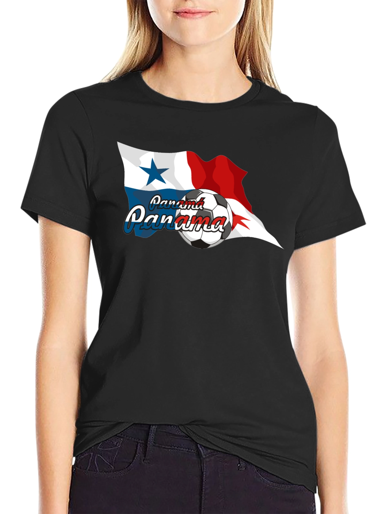 Panama Flag Soccer T-Shirt