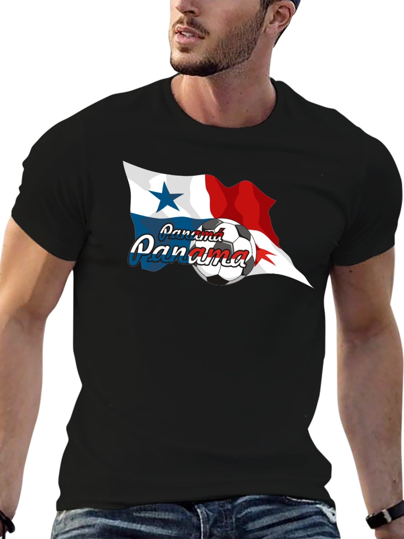 Panama Flag Soccer T-Shirt