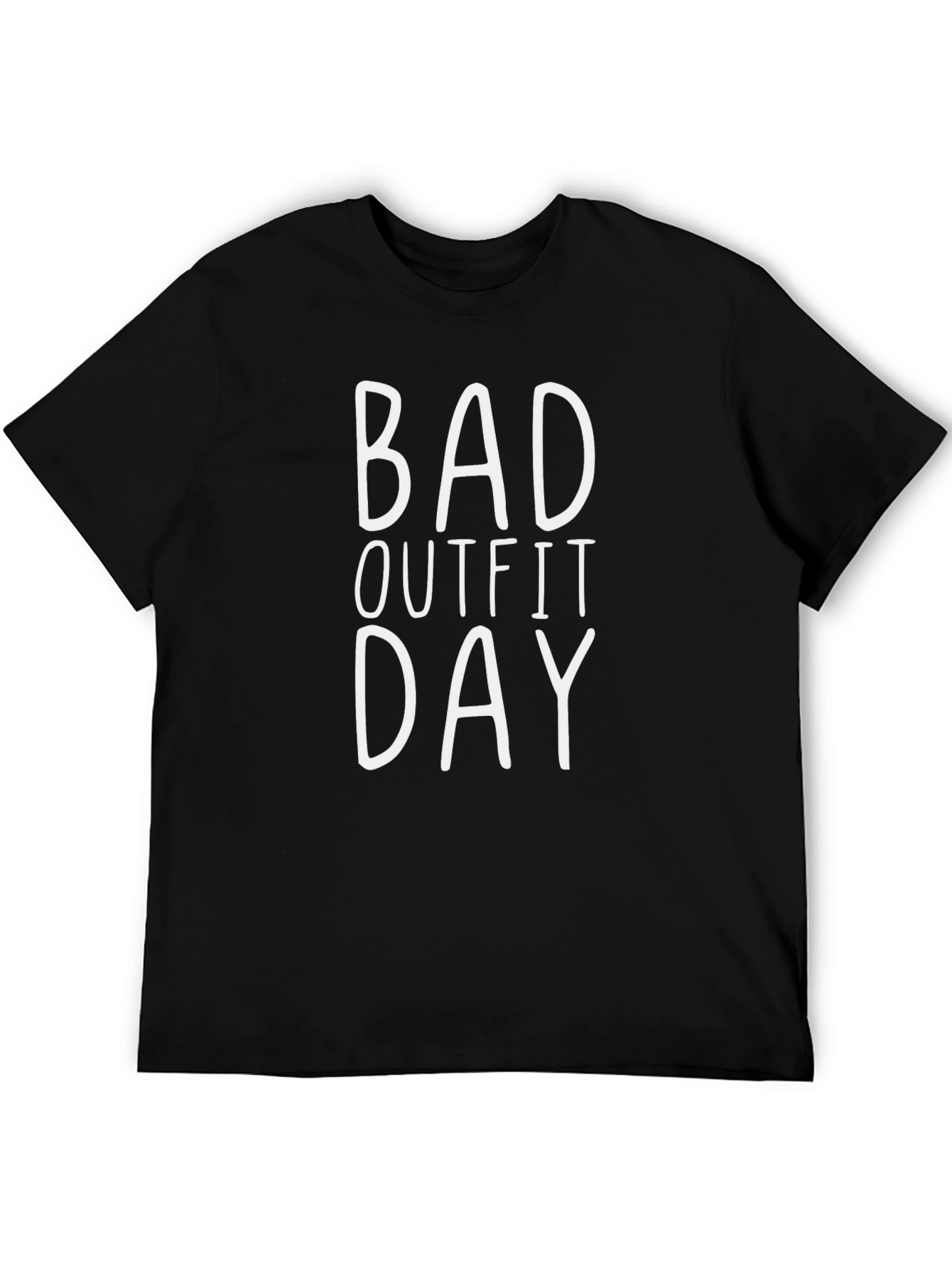 Bad Outfit Day Graphic Tee - Black