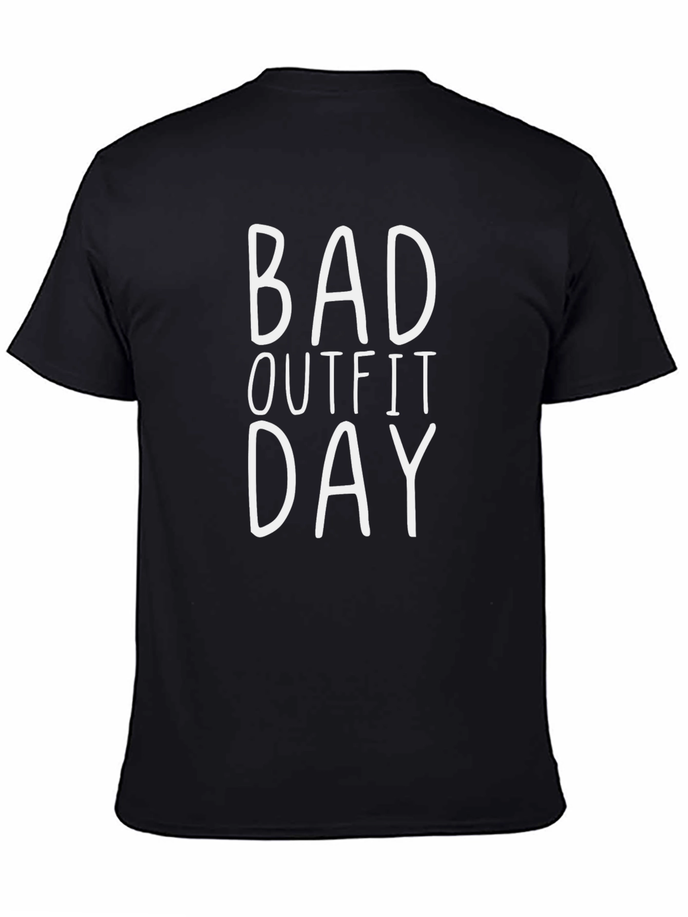 Bad Outfit Day Graphic Tee - Black