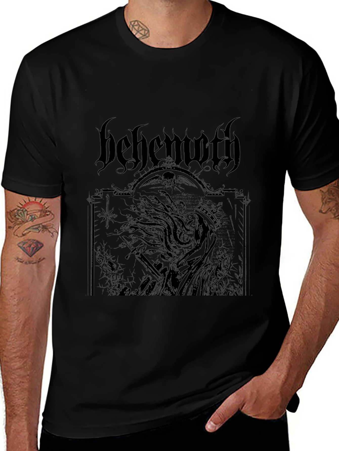 Behemoth Band T-Shirt - Black Graphic Tee
