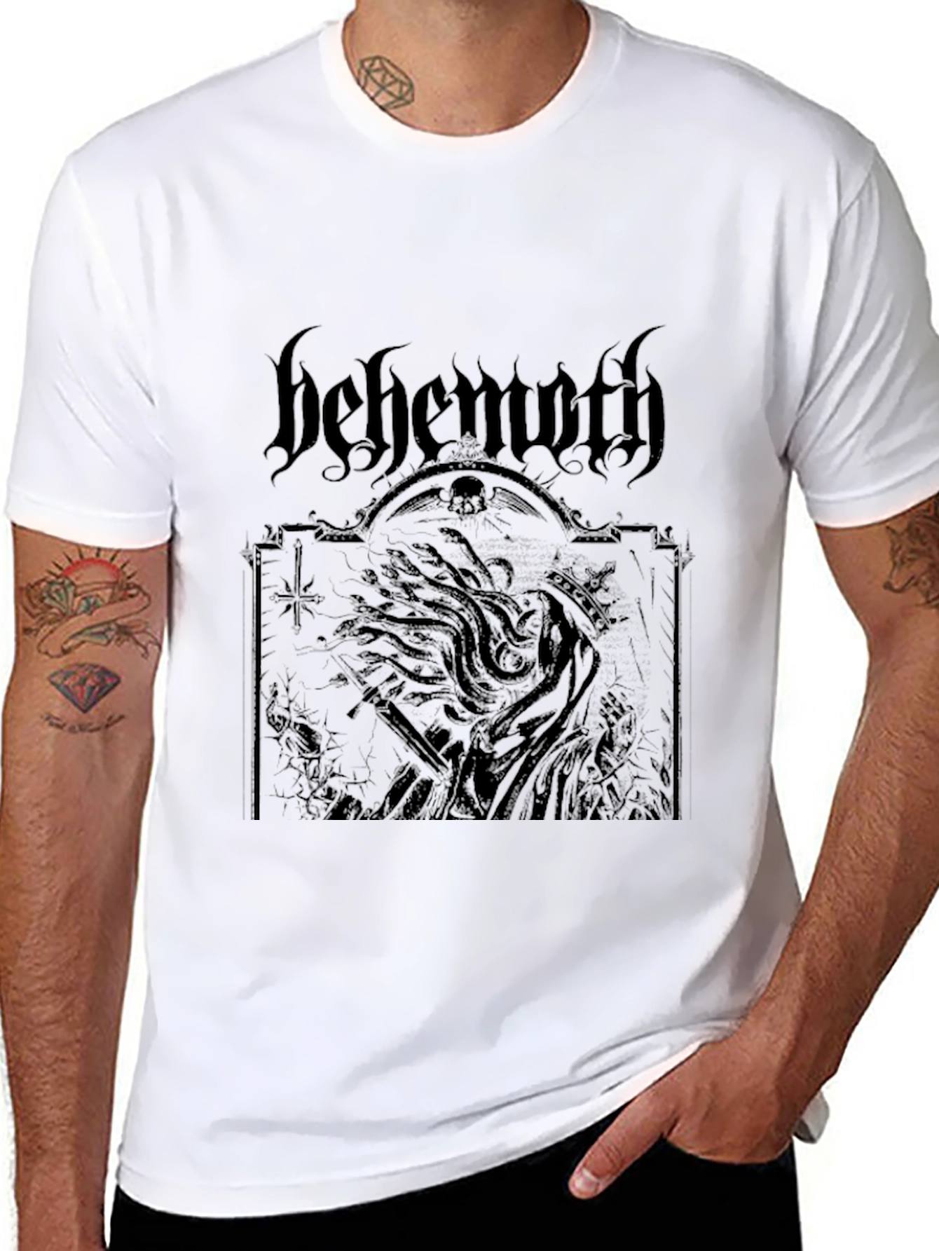Behemoth Band T-Shirt - Black Graphic Tee