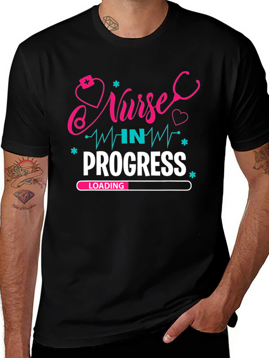 Nurse in Progress Graphic T-Shirt