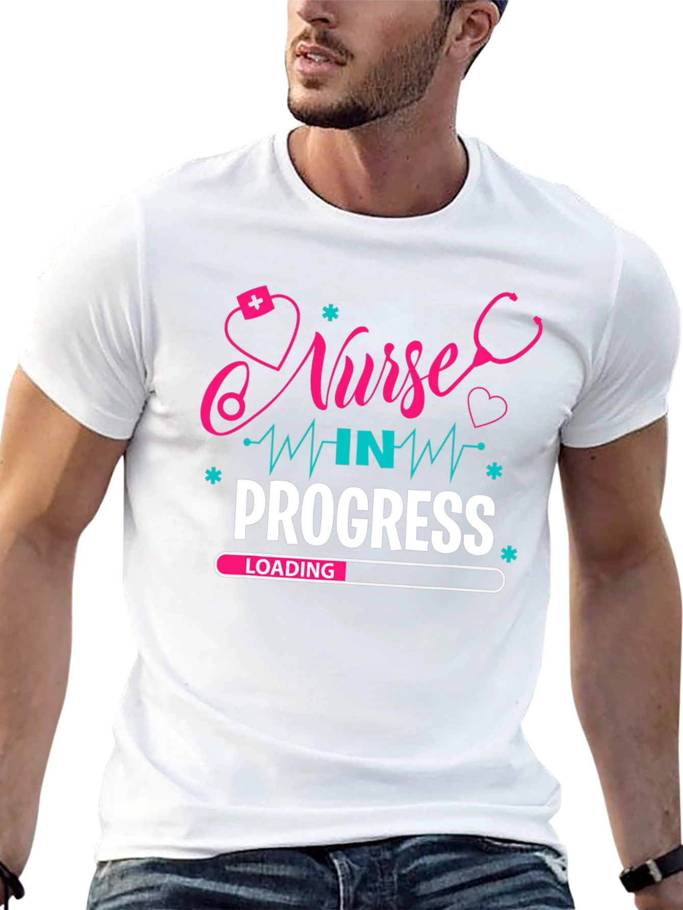 Nurse in Progress Graphic T-Shirt