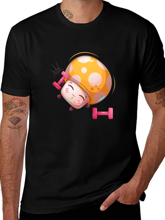 Funny Mushroom Gym T-Shirt