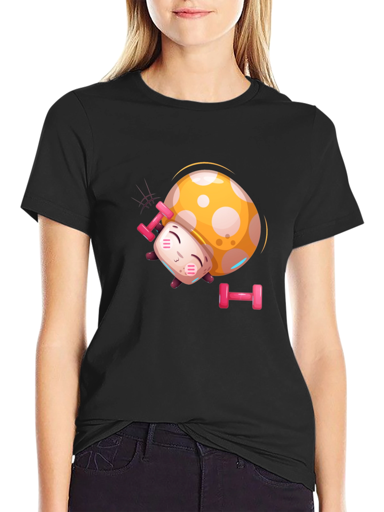 Funny Mushroom Gym T-Shirt
