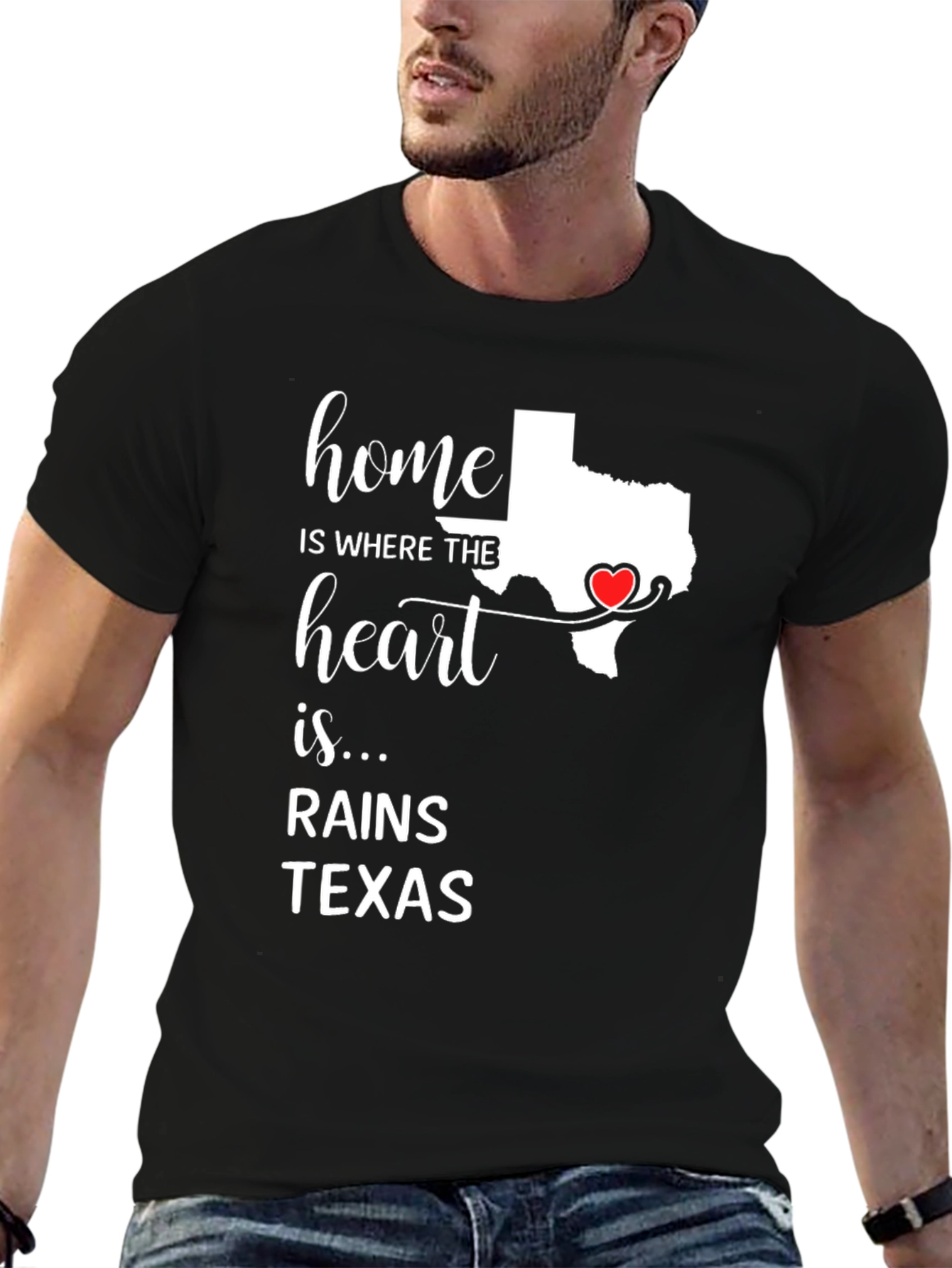 Home Is Where The Heart Is Texas T-Shirt