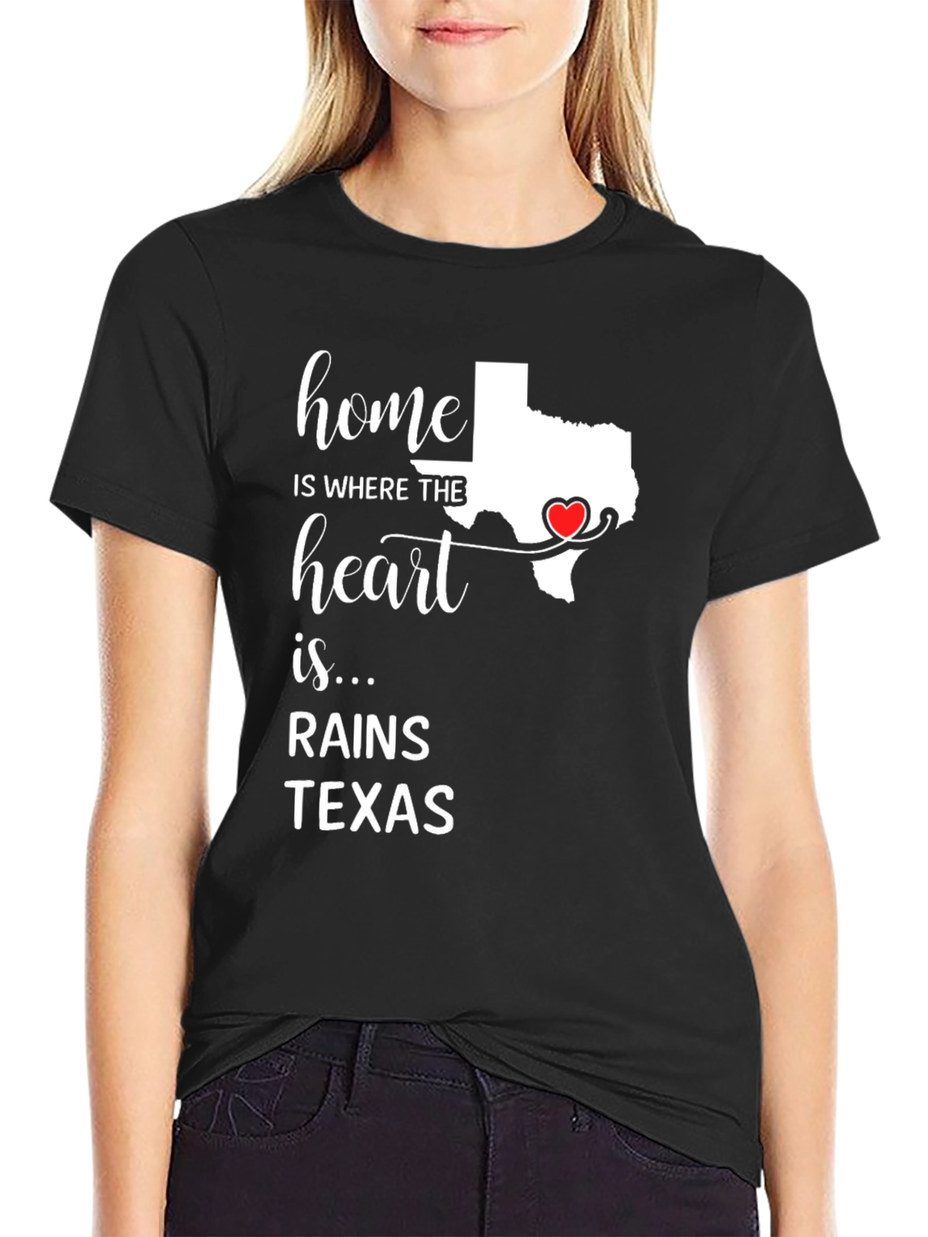 Home Is Where The Heart Is Texas T-Shirt