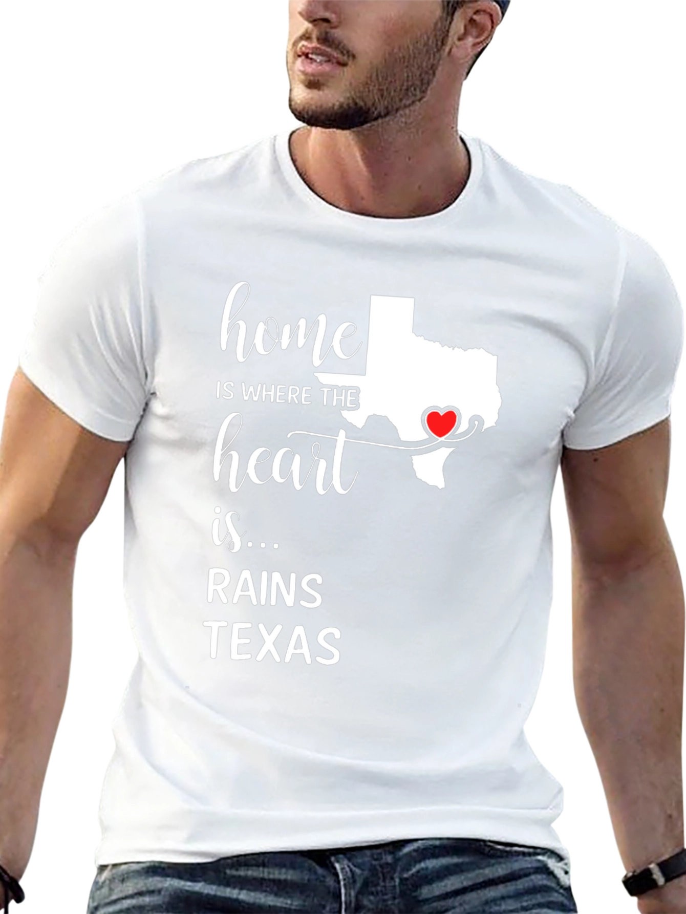 Home Is Where The Heart Is Texas T-Shirt