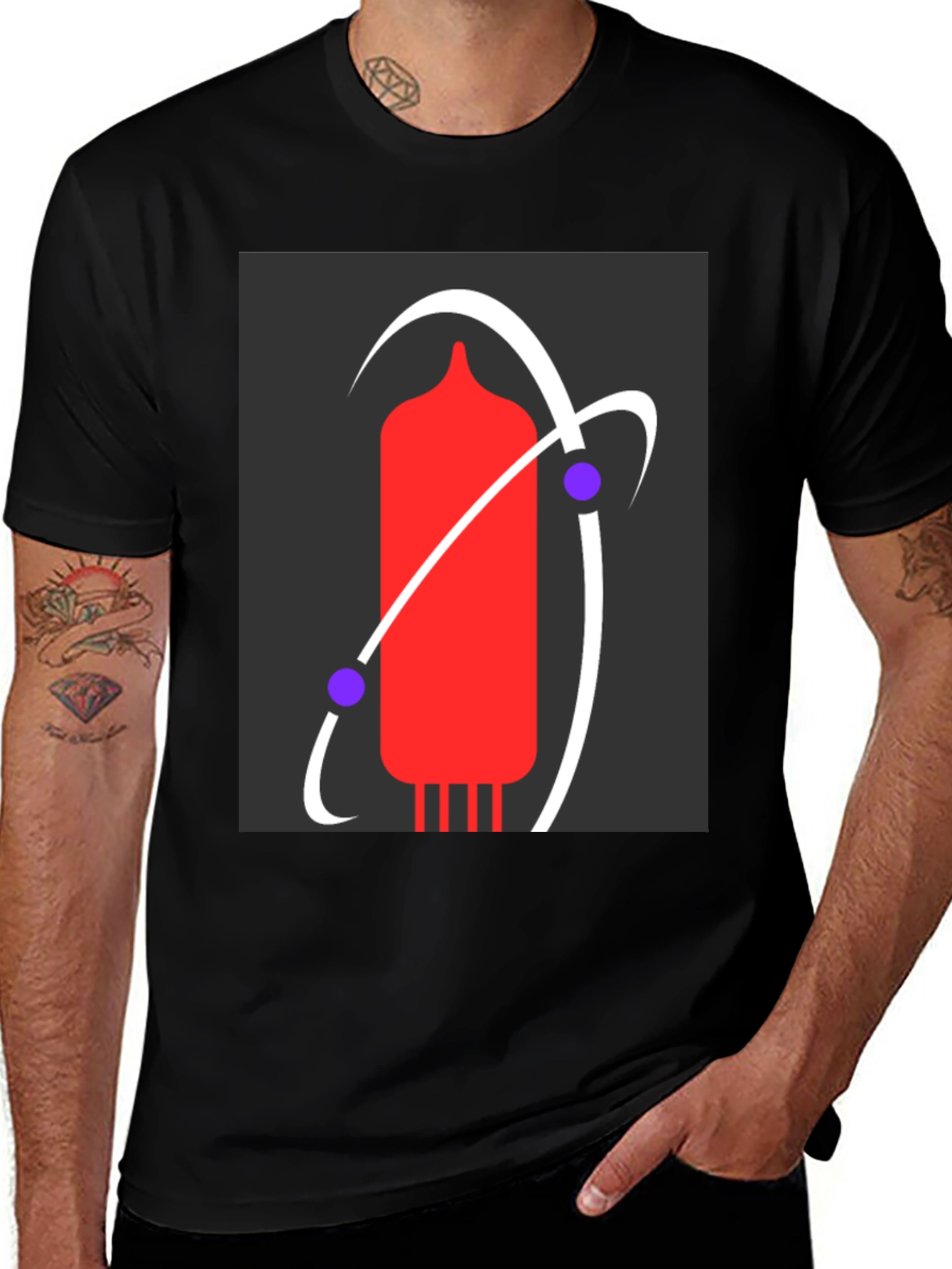 Atomic Valve Black T-Shirt