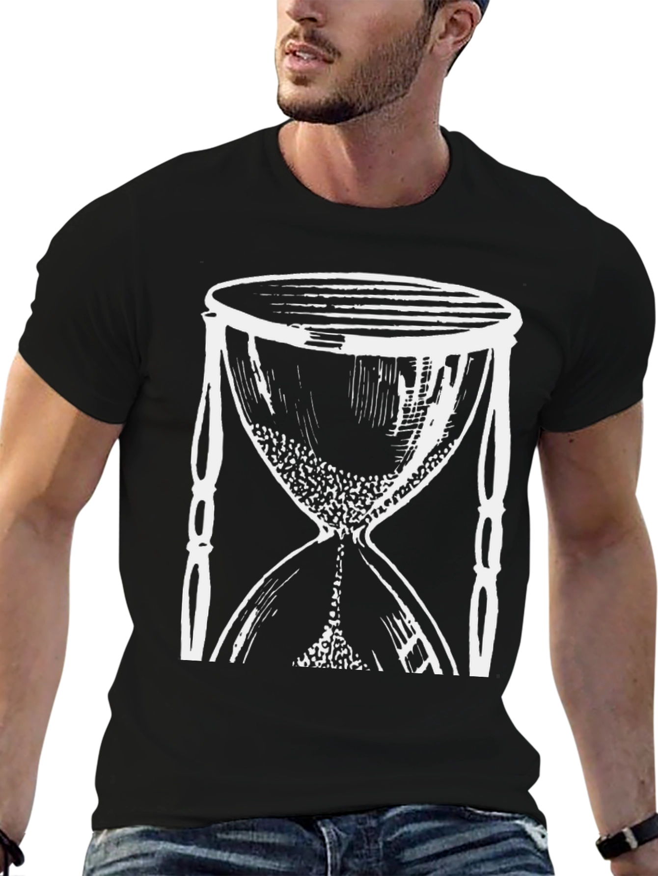 Hourglass Graphic Tee - Stylish Unisex T-Shirt