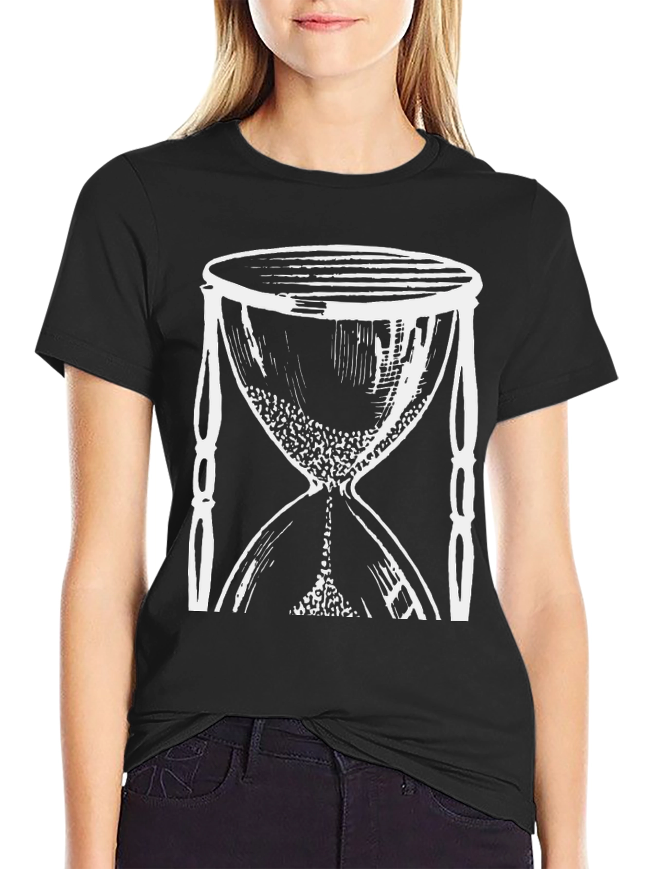 Hourglass Graphic Tee - Stylish Unisex T-Shirt