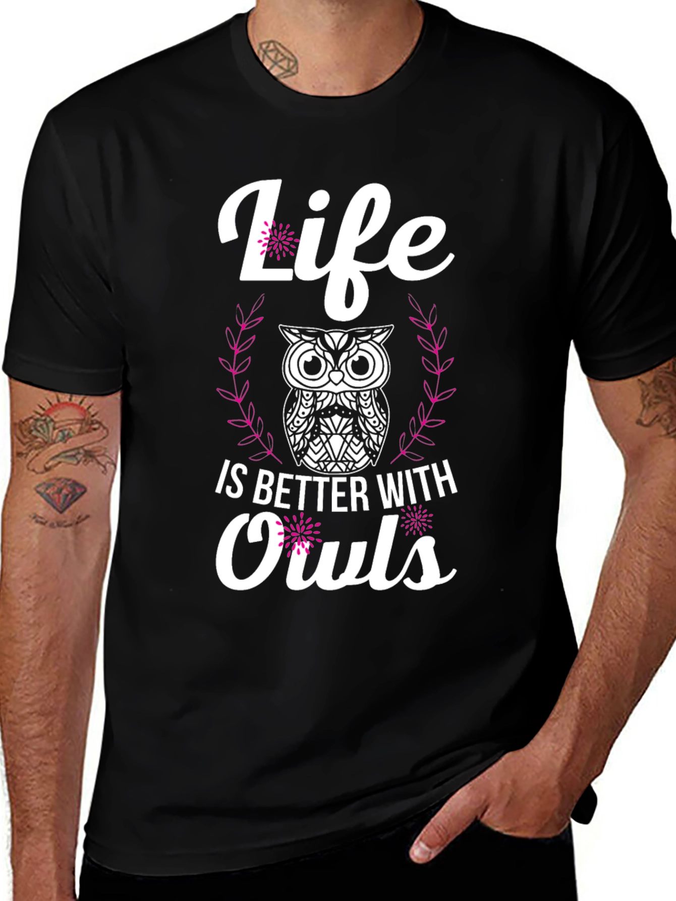 Life is Better with Owls T-Shirt