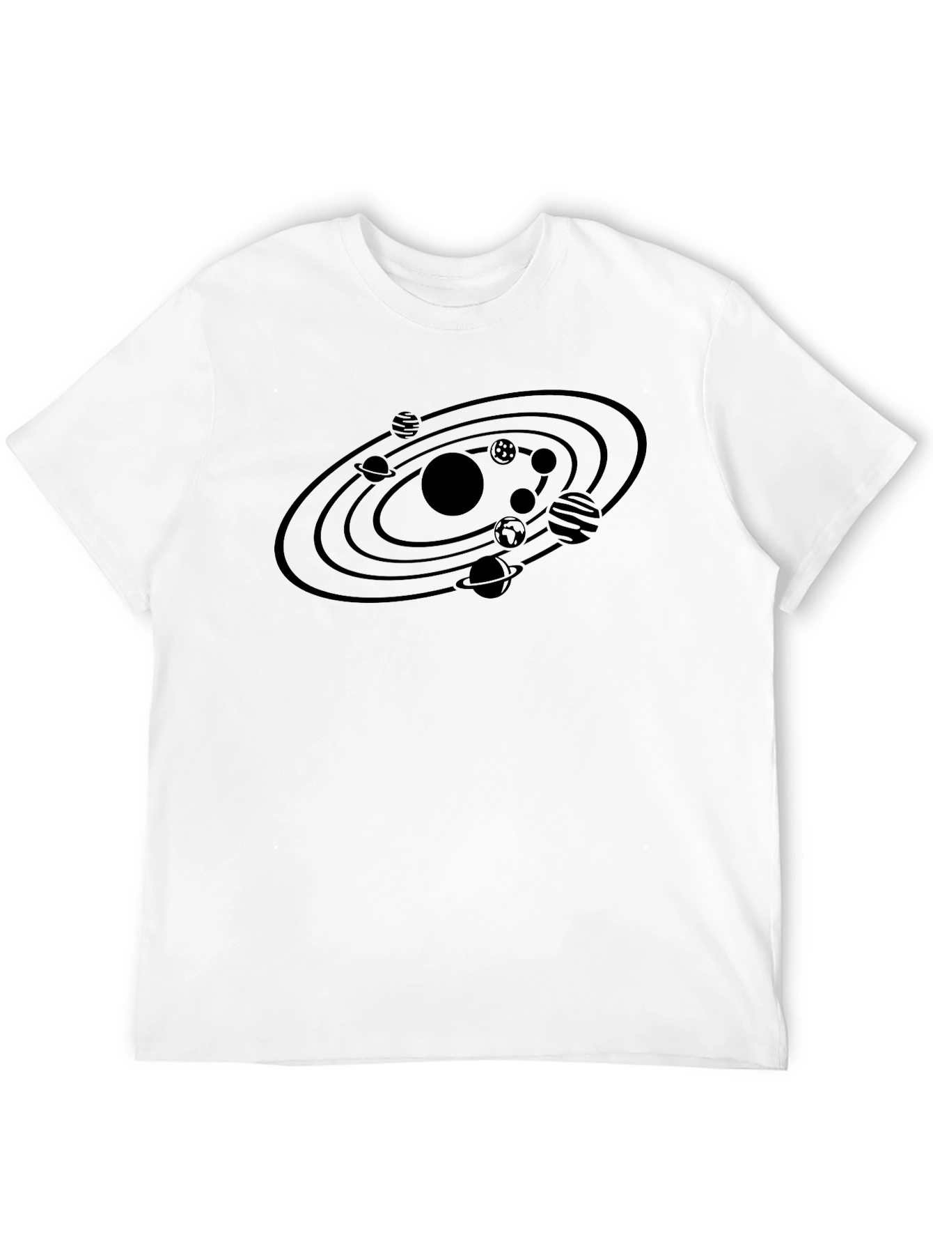 Cosmic Orbit Black T-Shirt