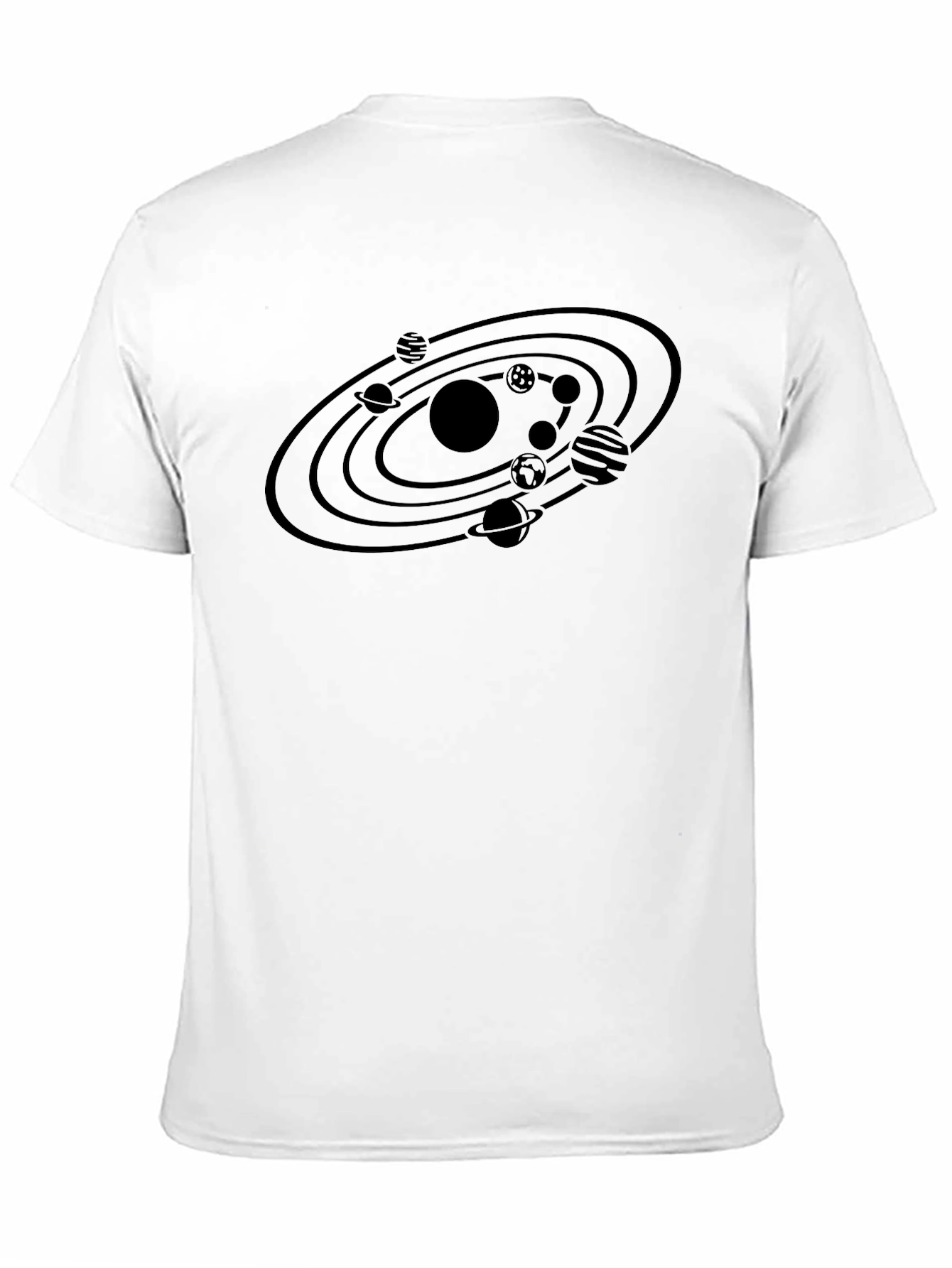 Cosmic Orbit Black T-Shirt