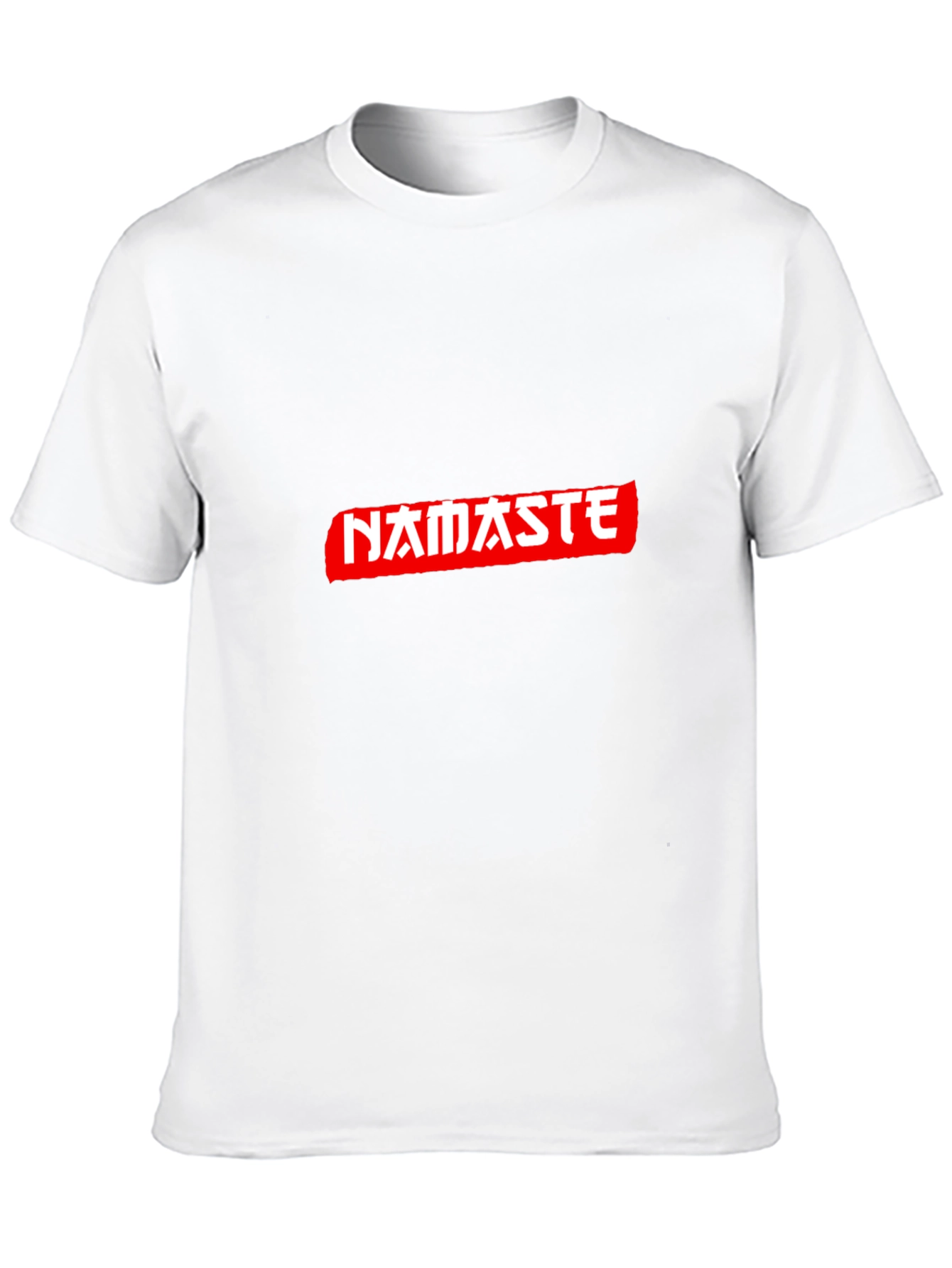 Namaste Graphic Tee - Casual Black T-Shirt