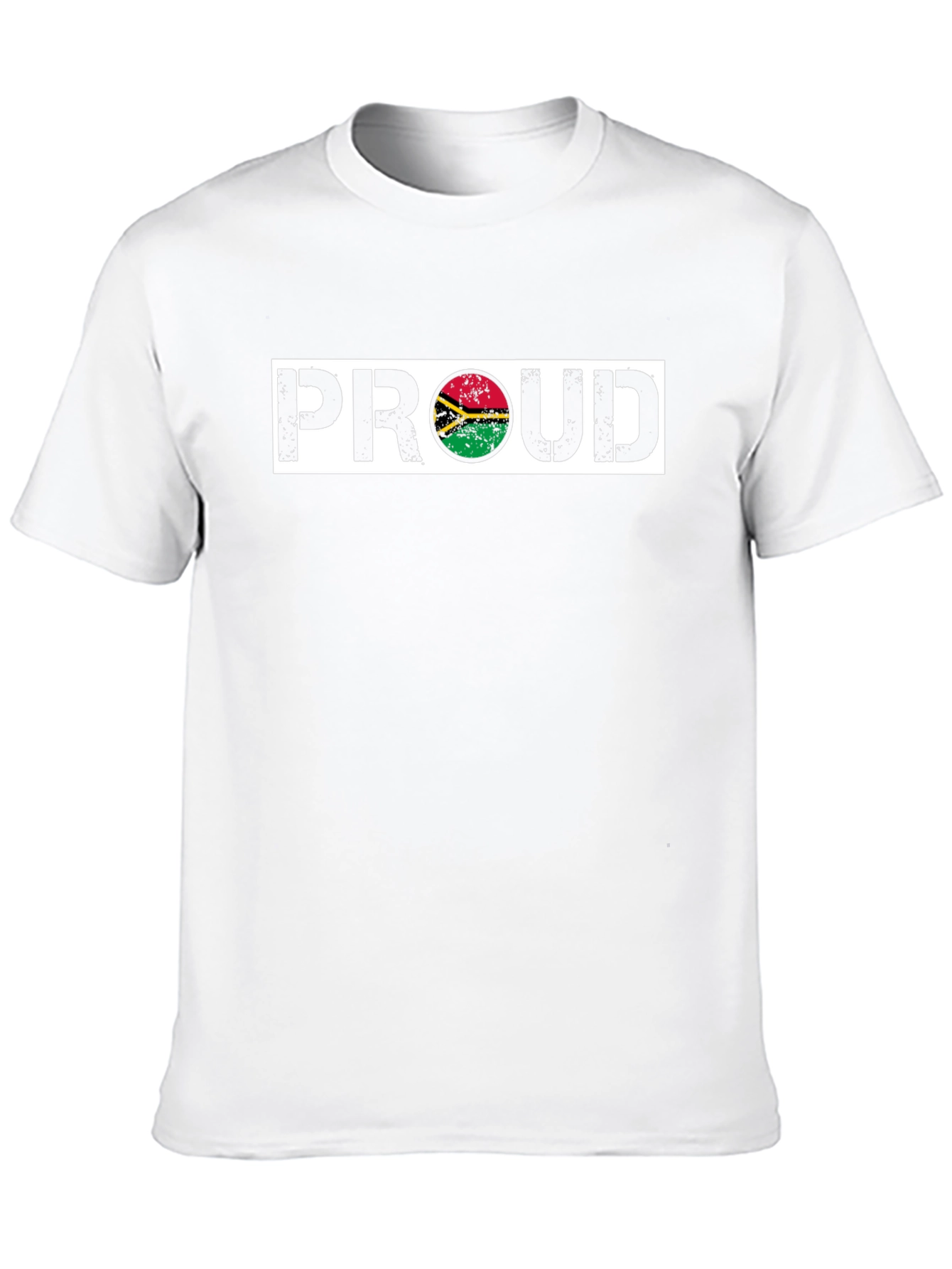 Proud Vanuatu Flag T-Shirt - Black Graphic Tee