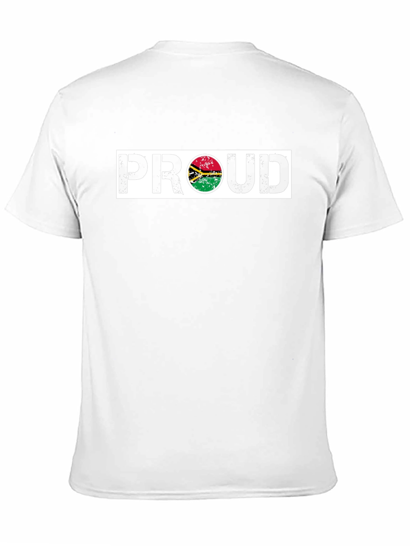 Proud Vanuatu Flag T-Shirt - Black Graphic Tee